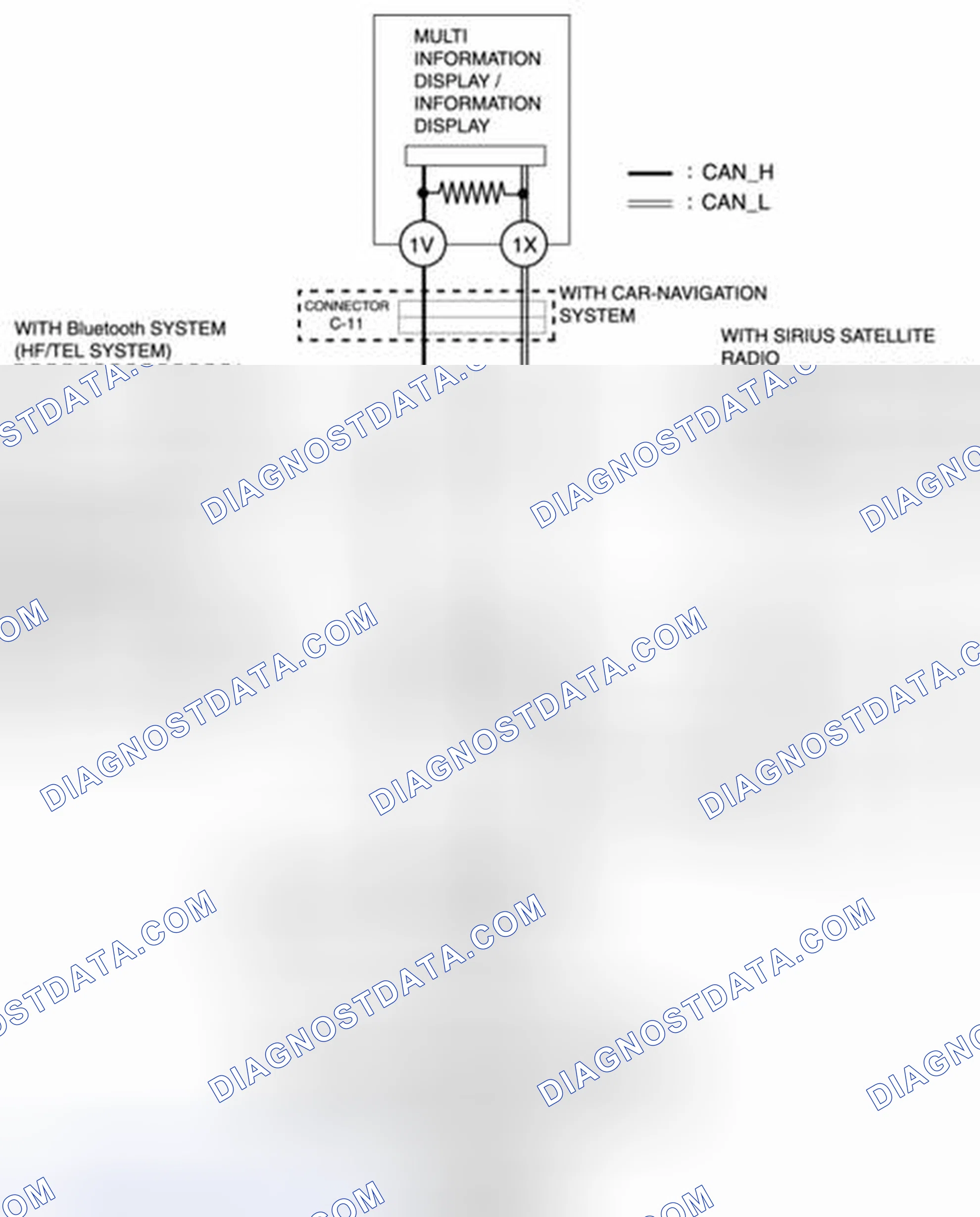 Scheme 9: MS-CAN Short Between Circuits [Multiplex Communication System] System Wiring Diagram