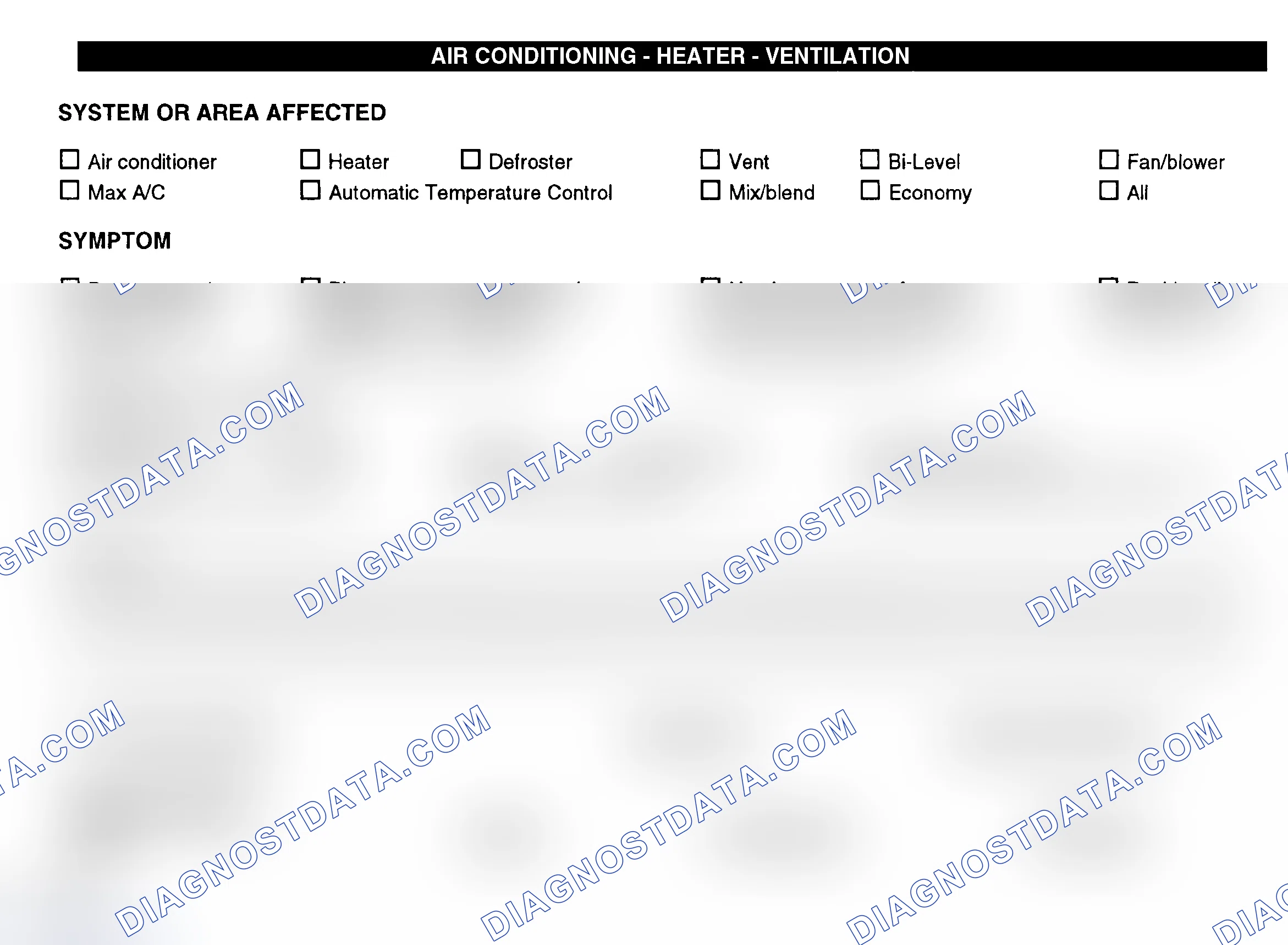 Scheme 8: Air Conditioning, Heater & Ventilation