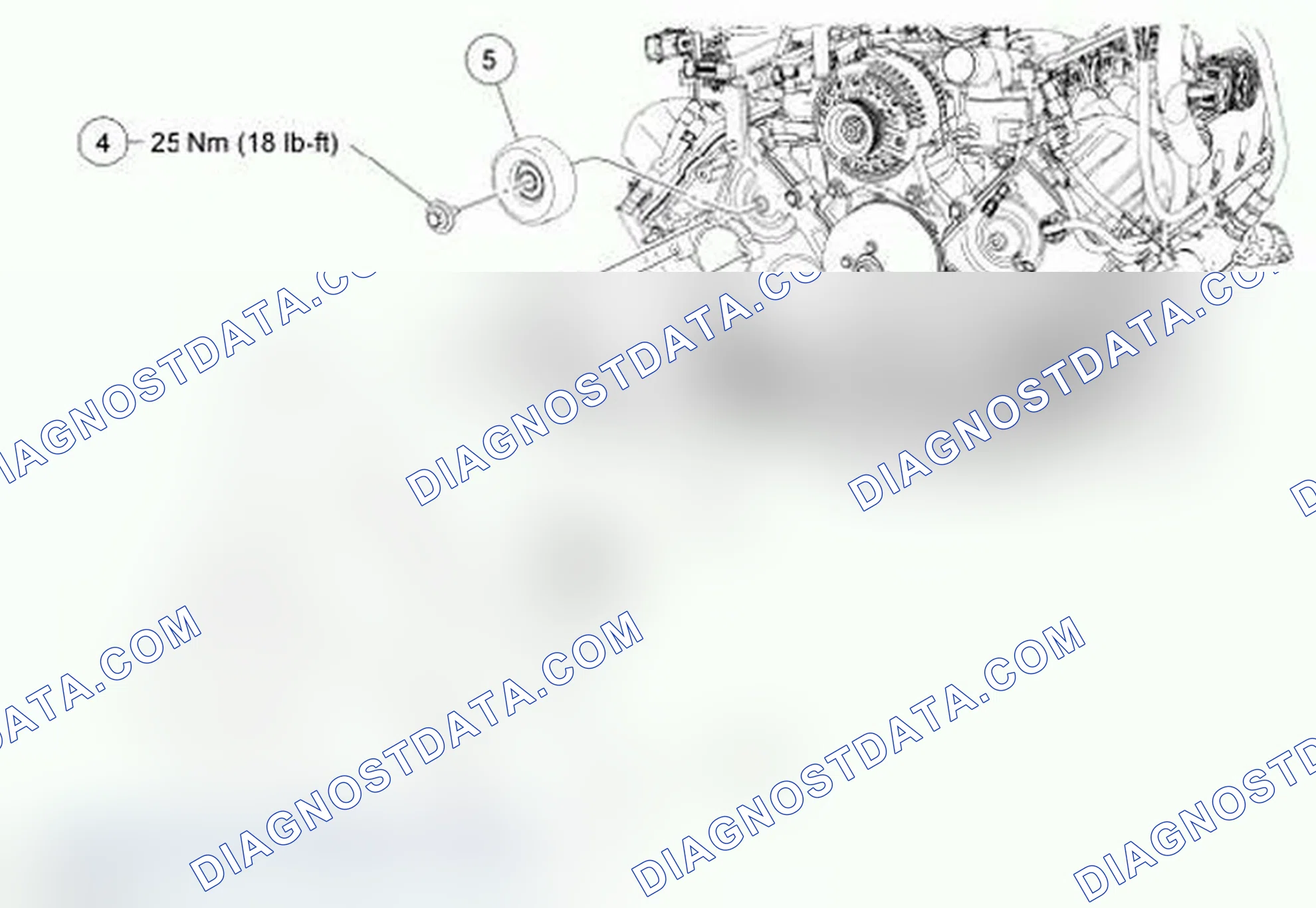 Scheme 9: Front End Accessory Drive (FEAD) - Exploded View