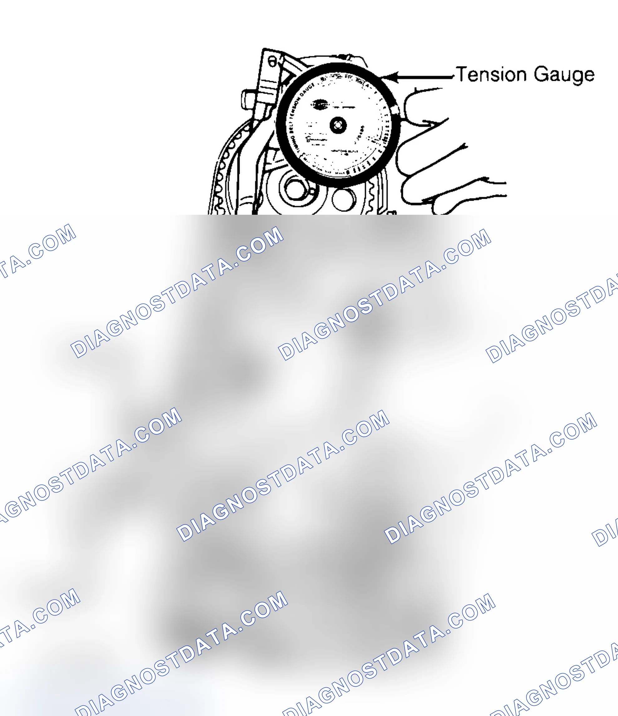 Scheme 28: Adjusting Typical Timing Belt Tension