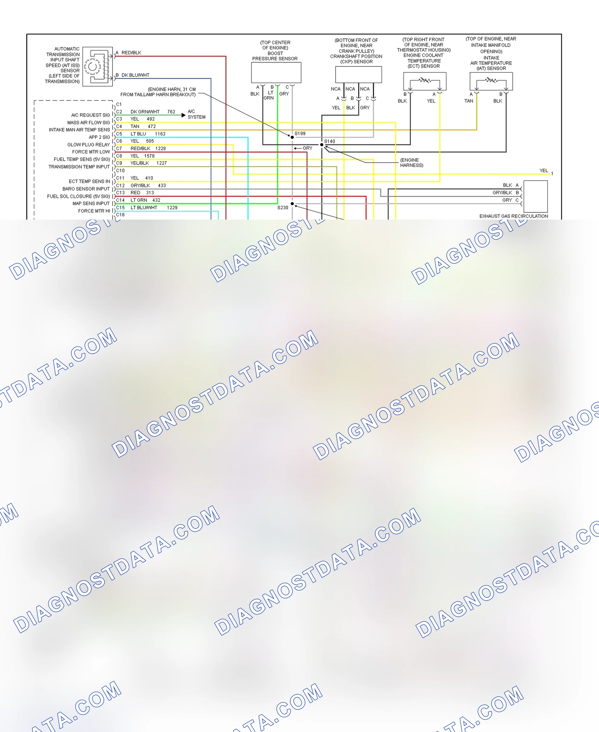 Scheme 79: PCM Wiring Diagram (Pickup, Suburban & Tahoe - 6.5L - 1 Of 4)
