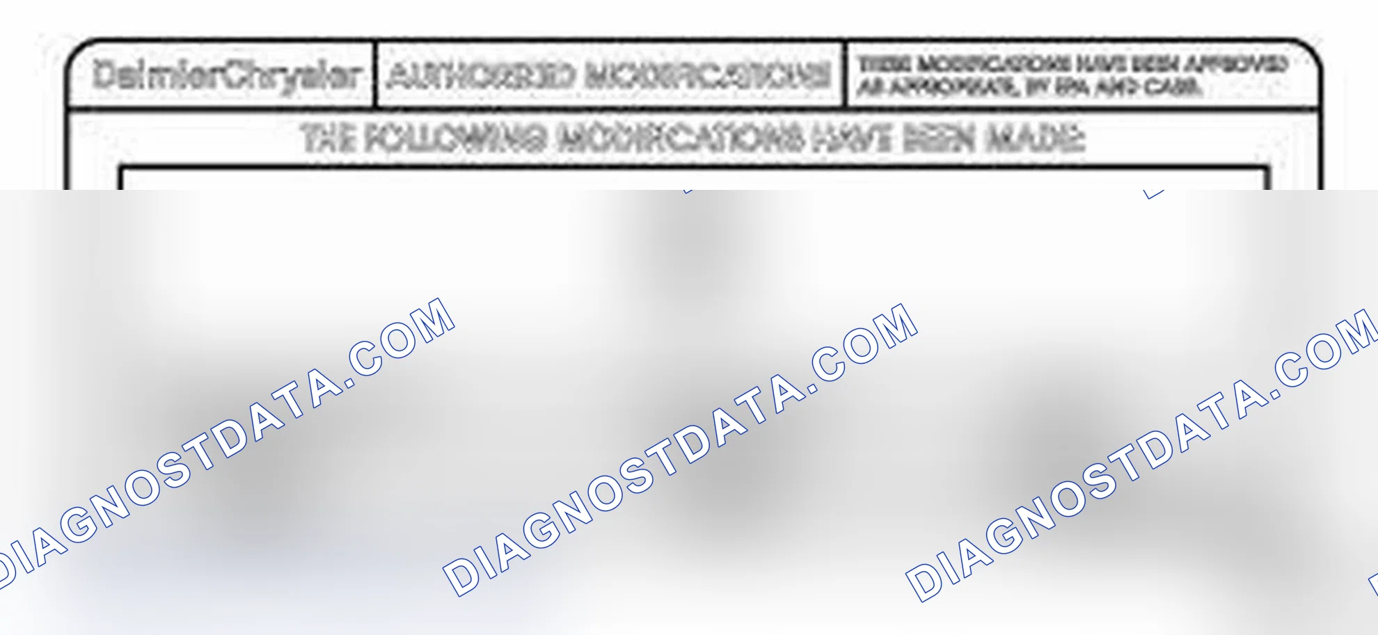 Scheme 510: SECTION 3 - AUTHORIZED MODIFICATION LABEL