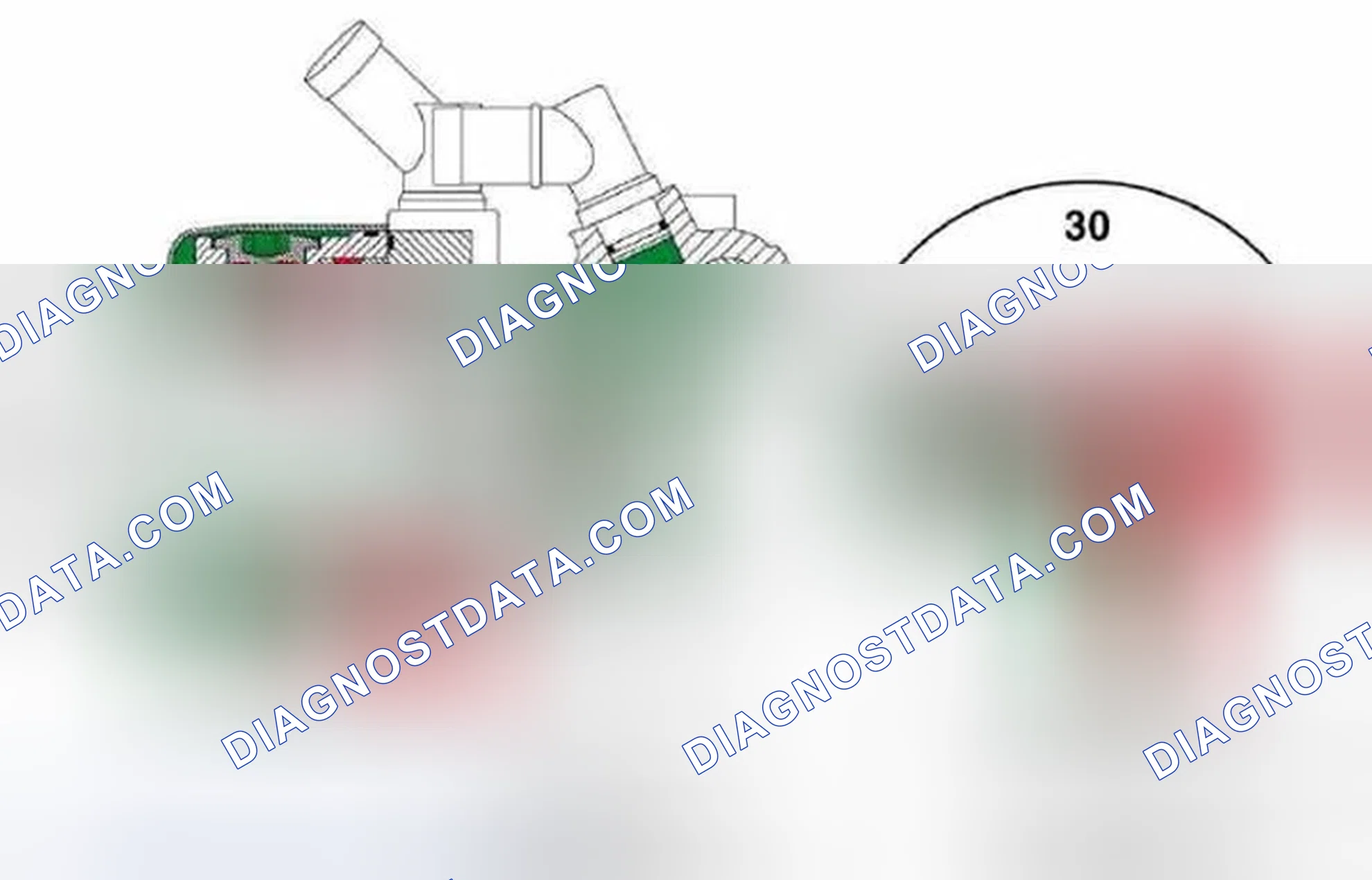Fig. 34: Identifying Pressure And Flow Control Valve (30) Closed And Pressure Limiting Valve (30C) Closed