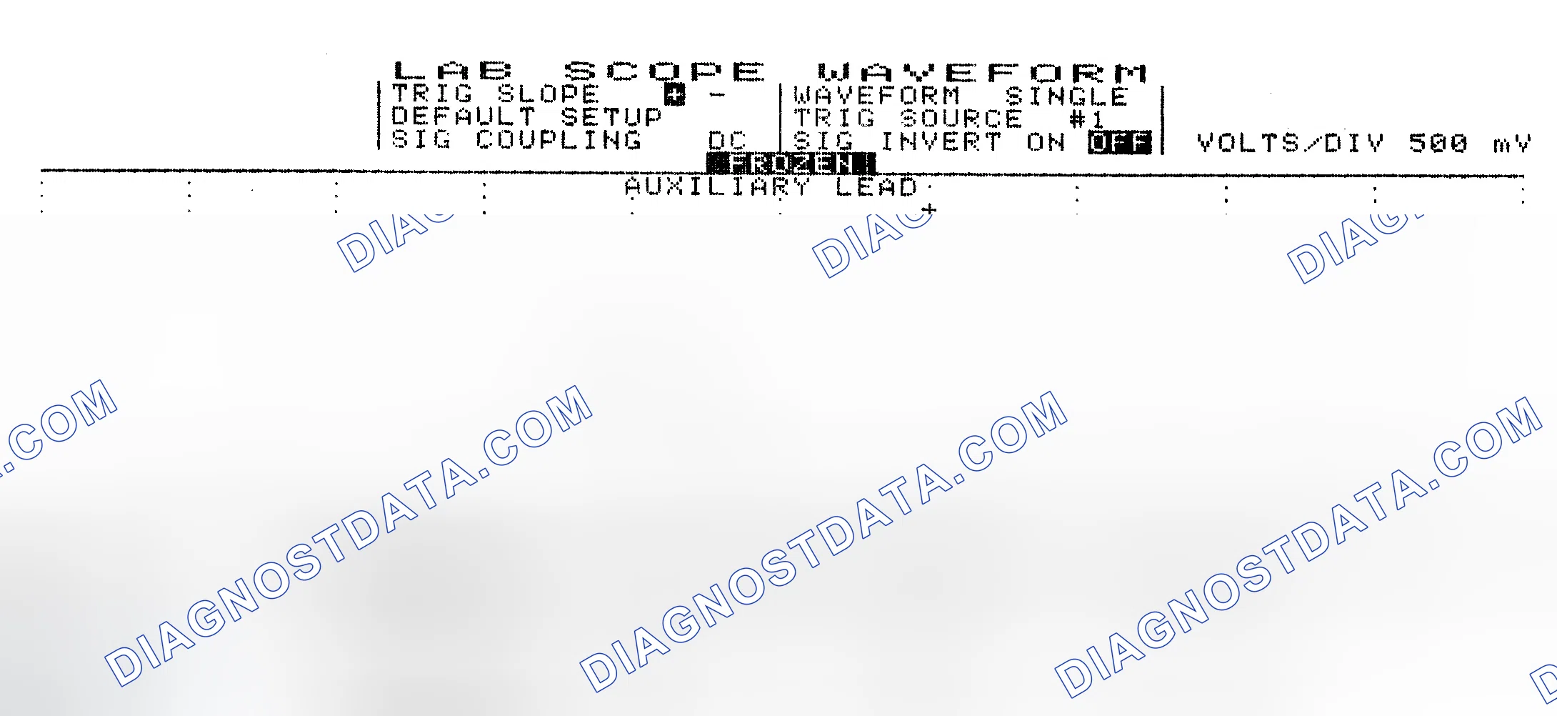Scheme 10: Single Injector w/Excessive Current Flow - Current Pattern