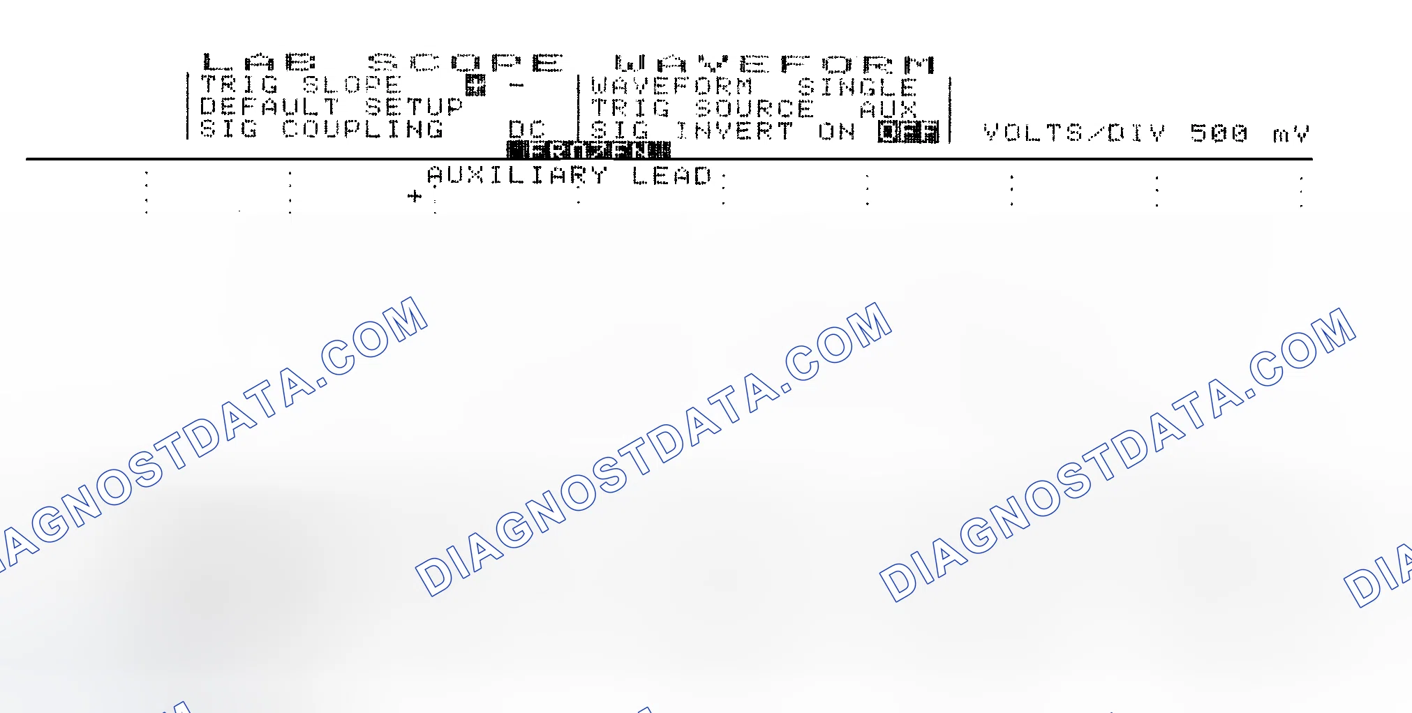 Scheme 14: Single Injector w/Excessive Current Flow - Current Pattern