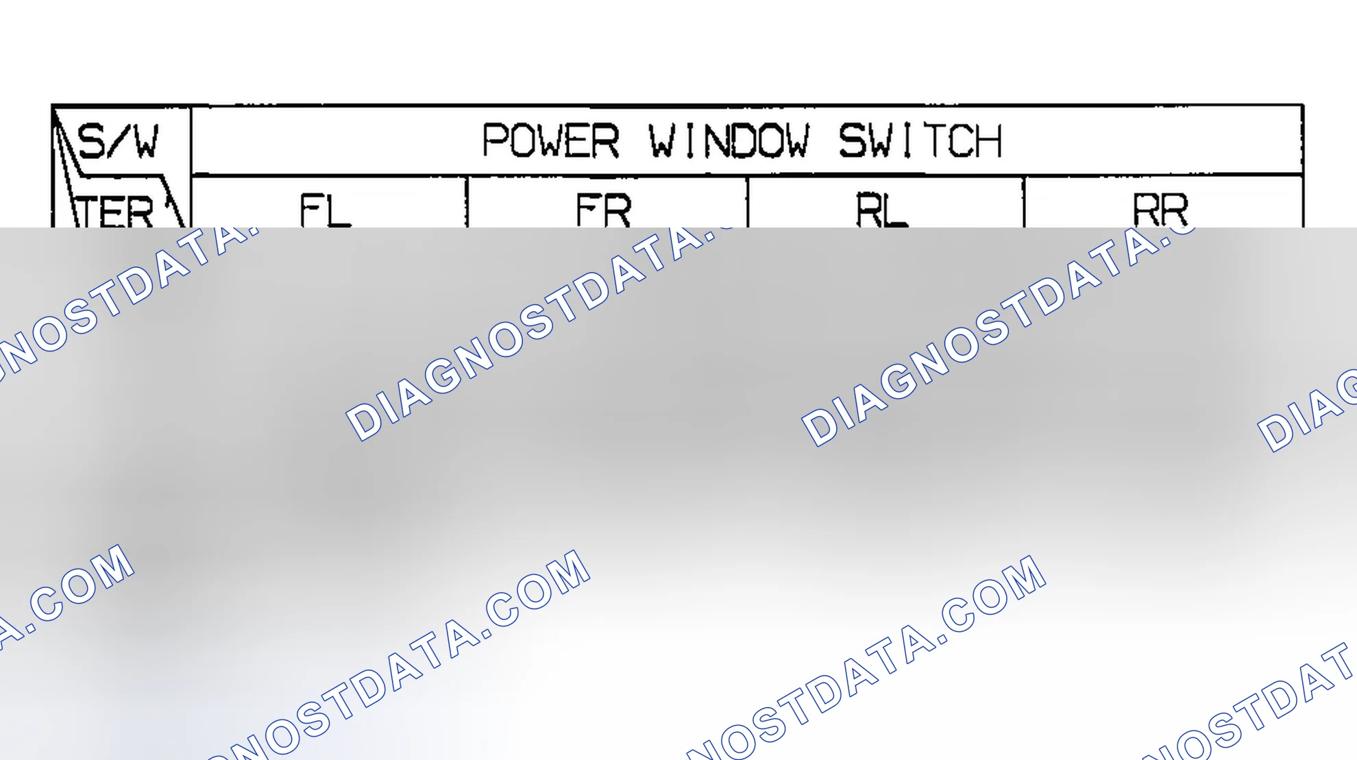 Scheme 4: POWER WINDOW MAIN SWITCH