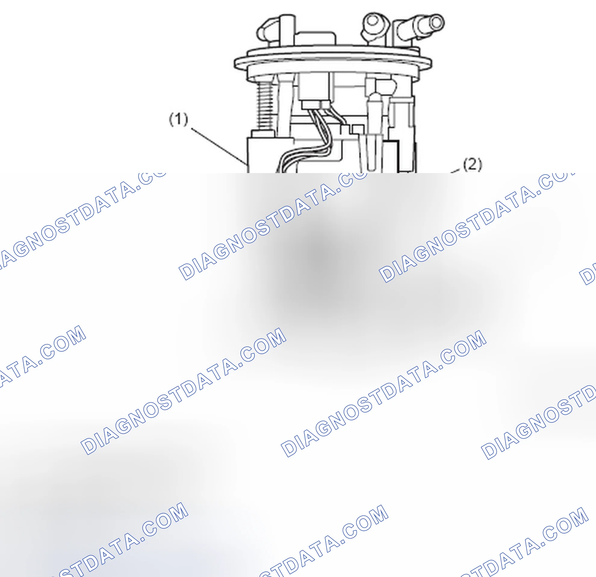 Scheme 443: FUEL LEVEL SENSOR