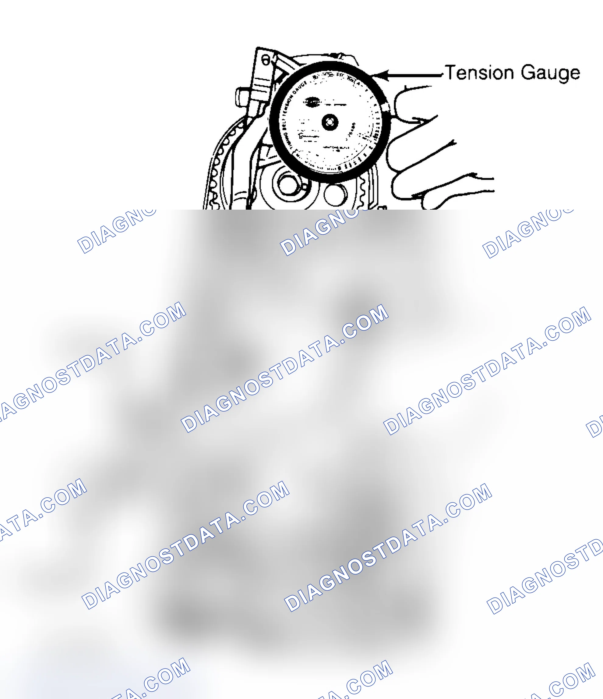 Scheme 28: Adjusting Typical Timing Belt Tension
