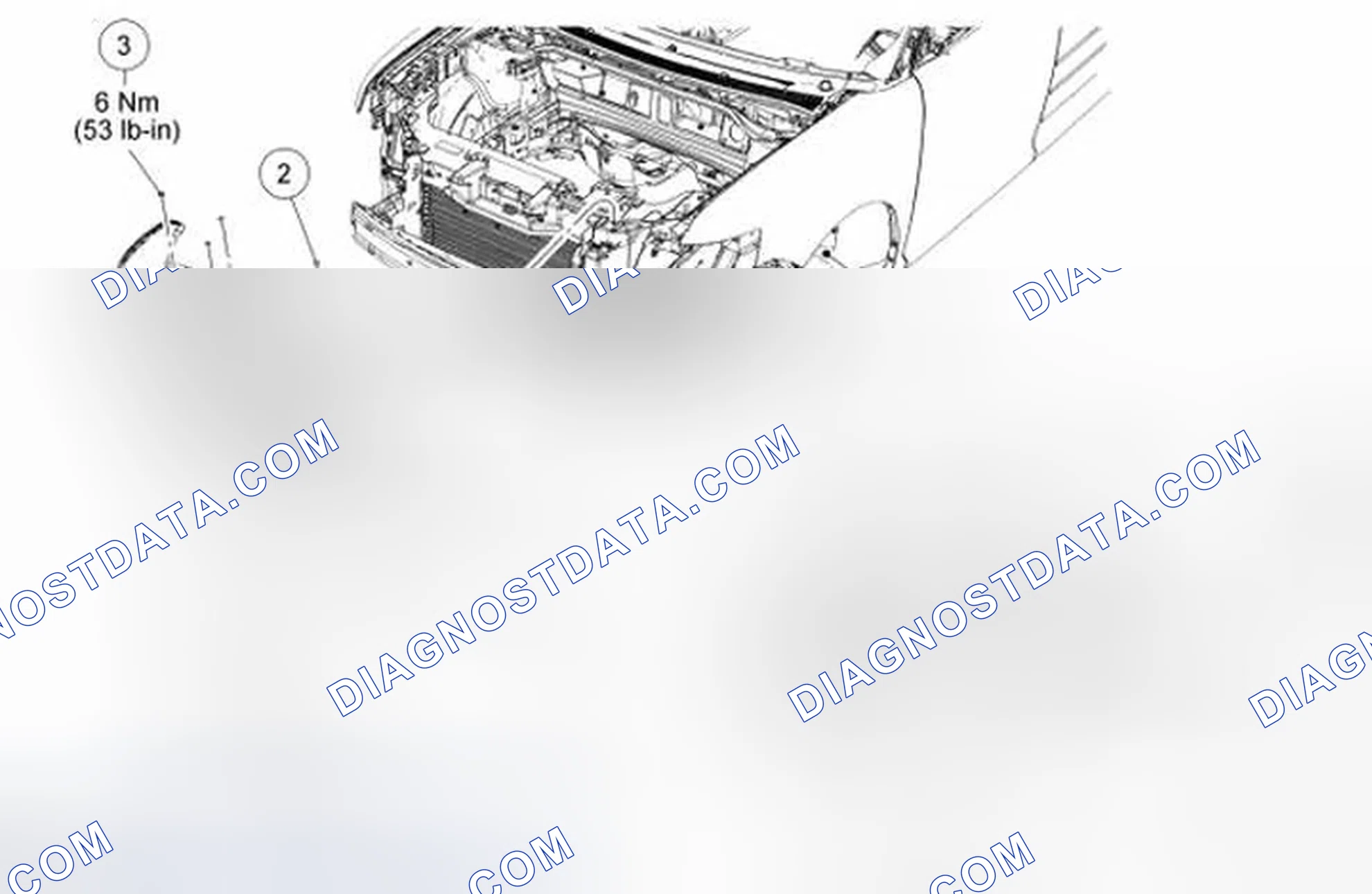 Scheme 6: Bumper - Exploded View, Front