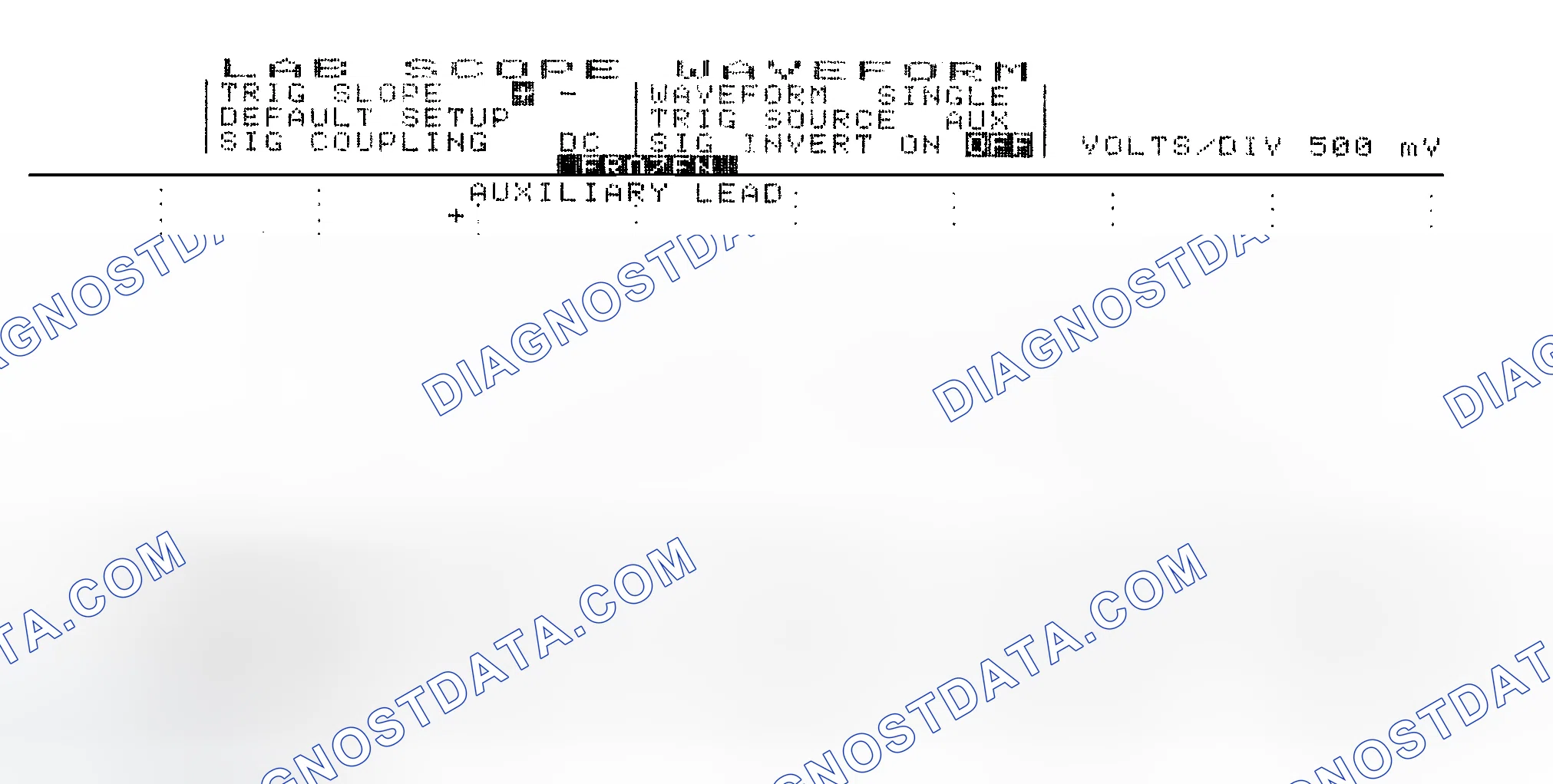 Scheme 14: Single Injector w/Excessive Current Flow - Current Pattern