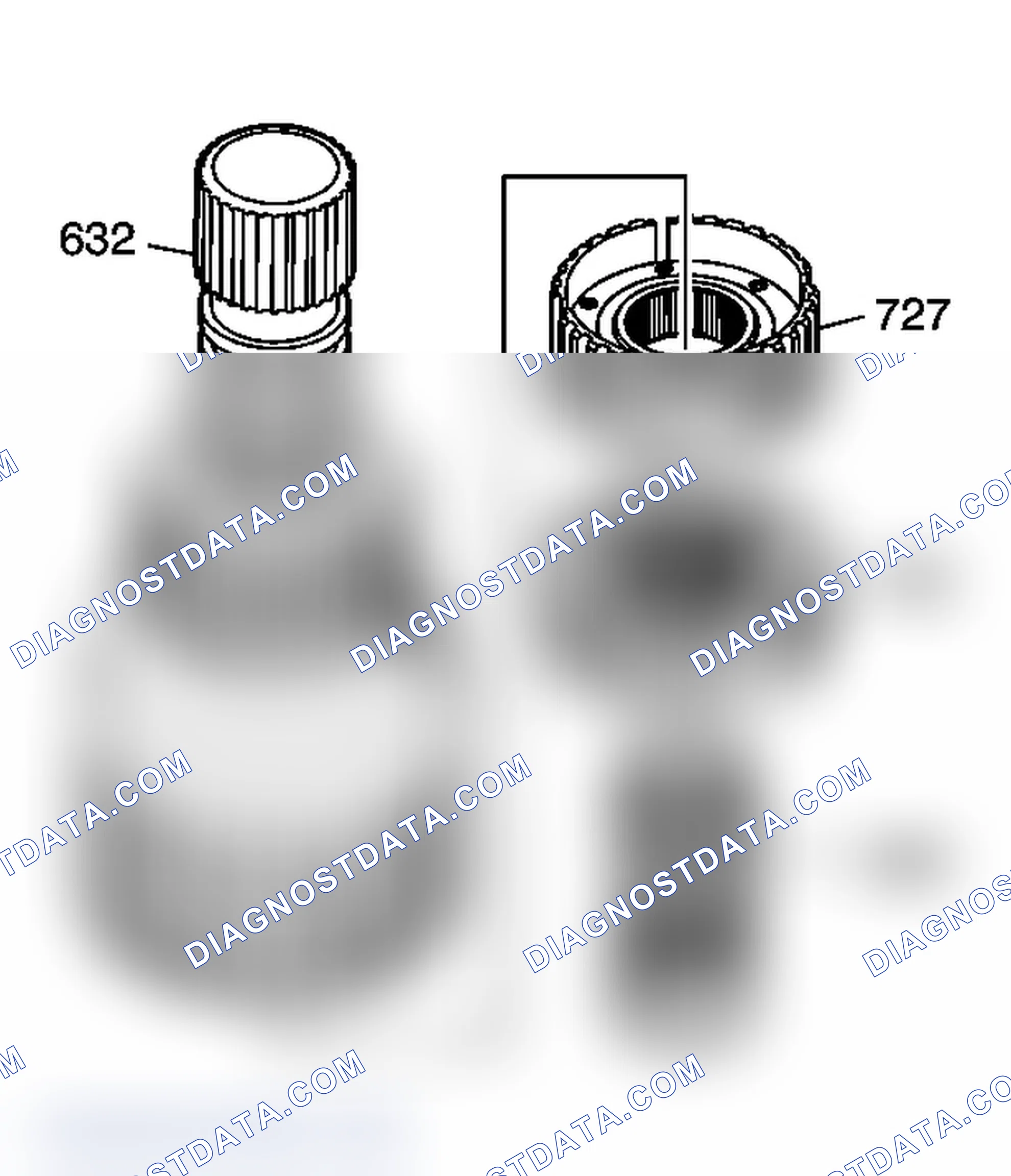 Scheme 101: Input and Third Clutch Pawl Disassemble