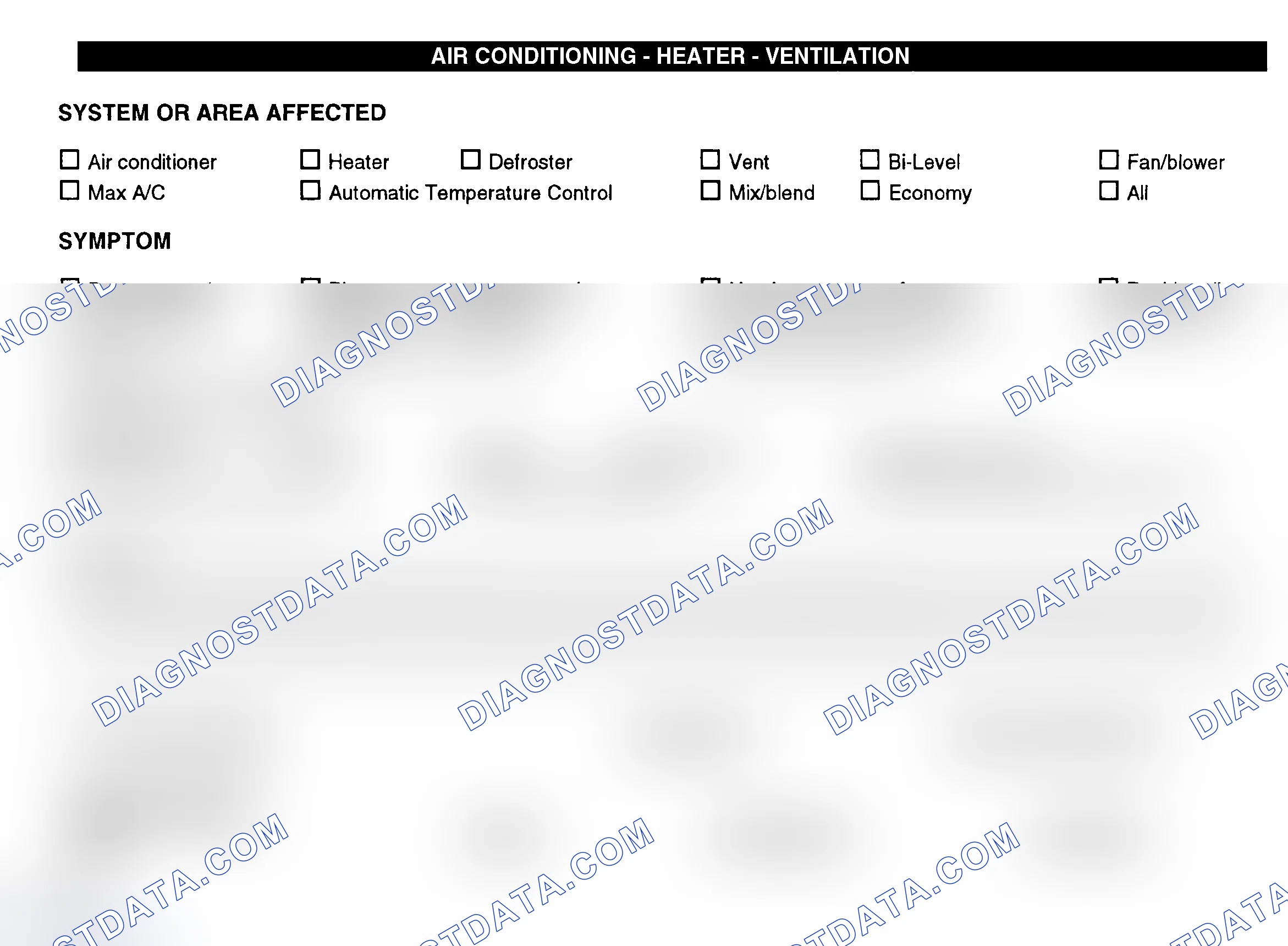 Scheme 8: Air Conditioning, Heater & Ventilation