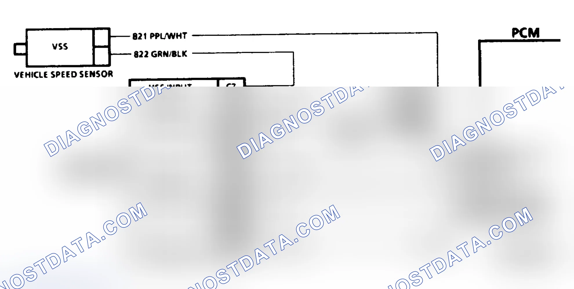 Scheme 139: Code 24, Schematic ("C" & "K" Series Exc. 5.0L M/T) Vehicle Speed Sensor