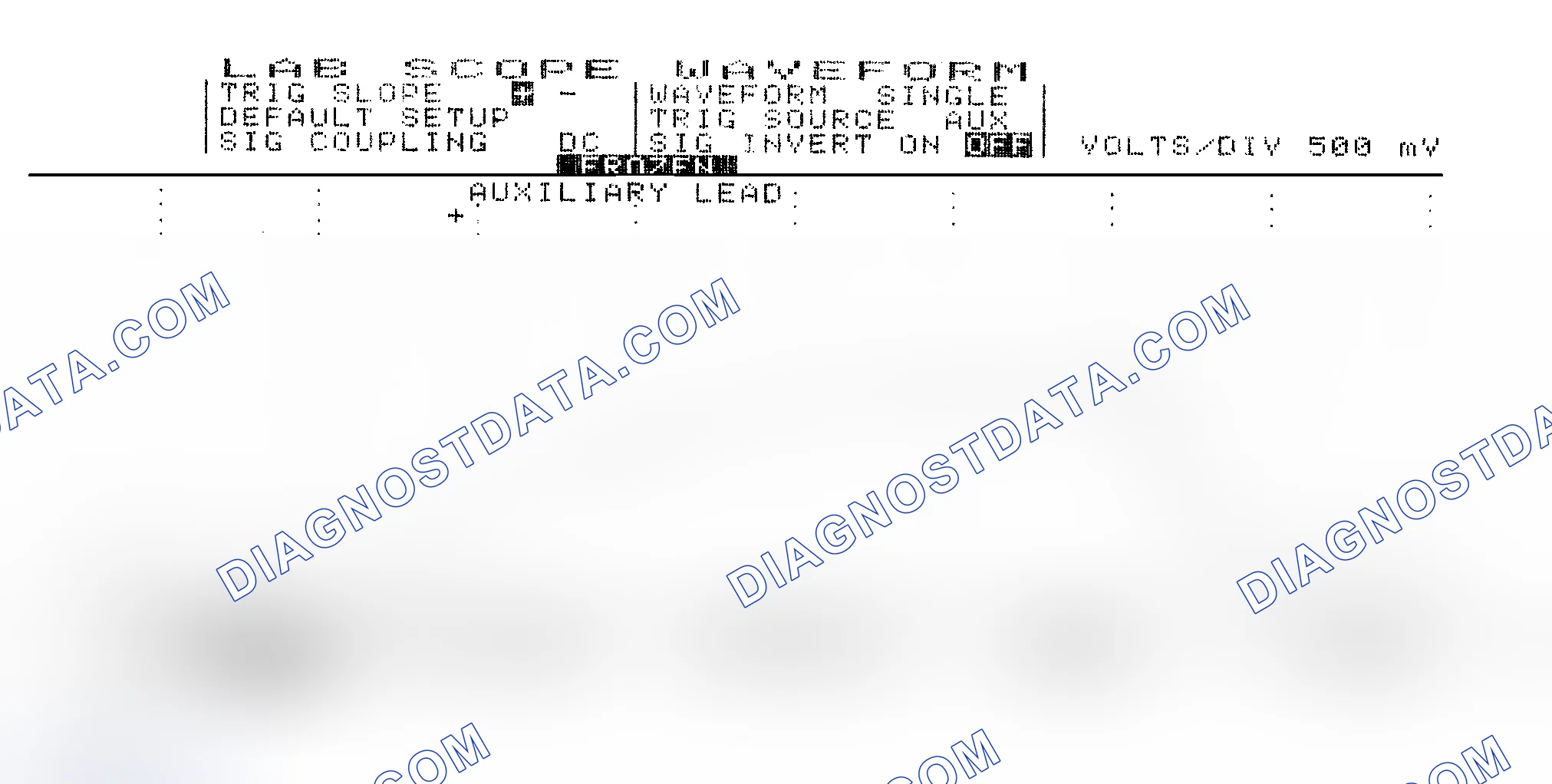 Scheme 14: Single Injector w/Excessive Current Flow - Current Pattern