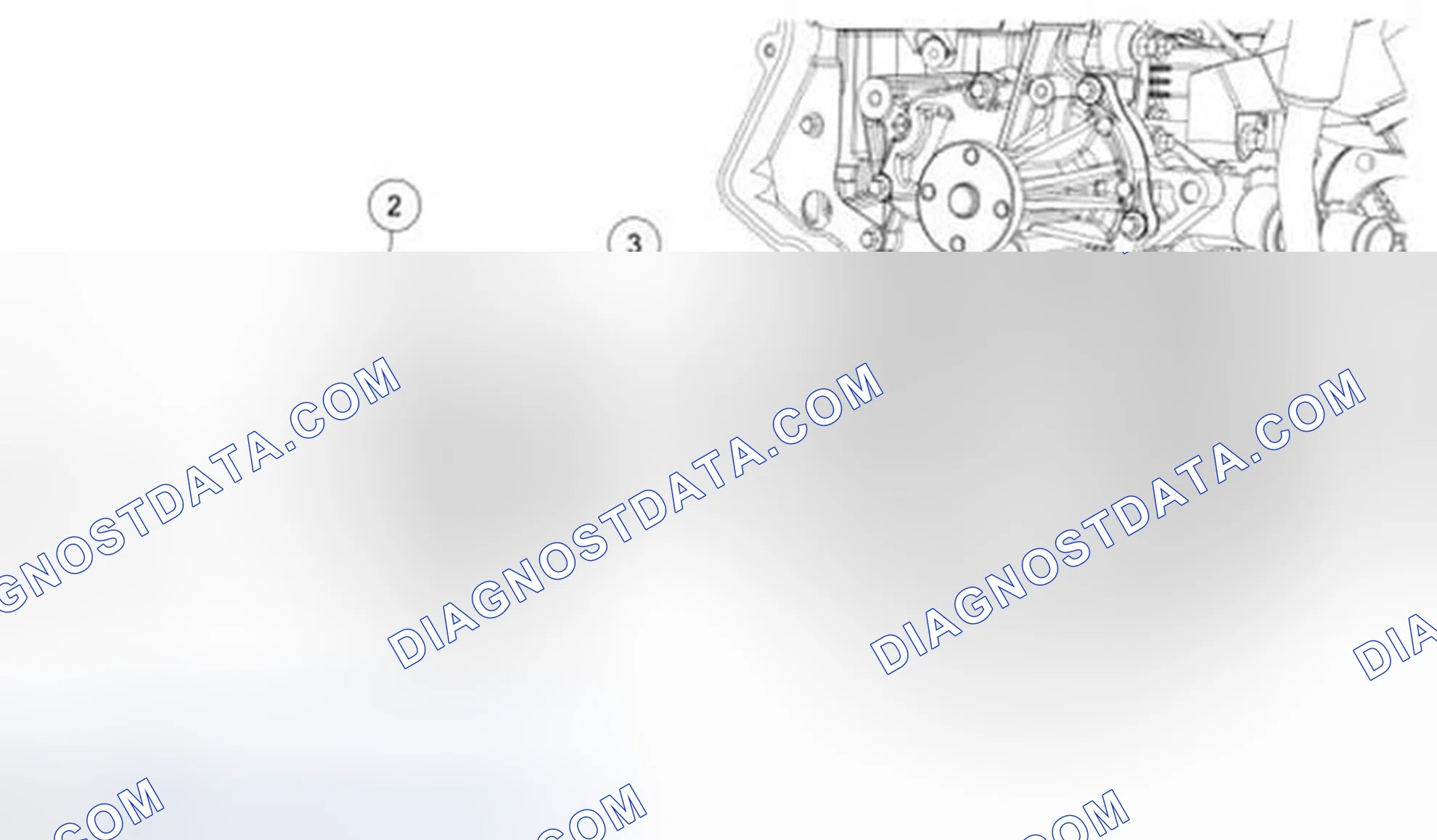 Scheme 2: Crankshaft Pulley and Crankshaft Front Seal - Exploded View