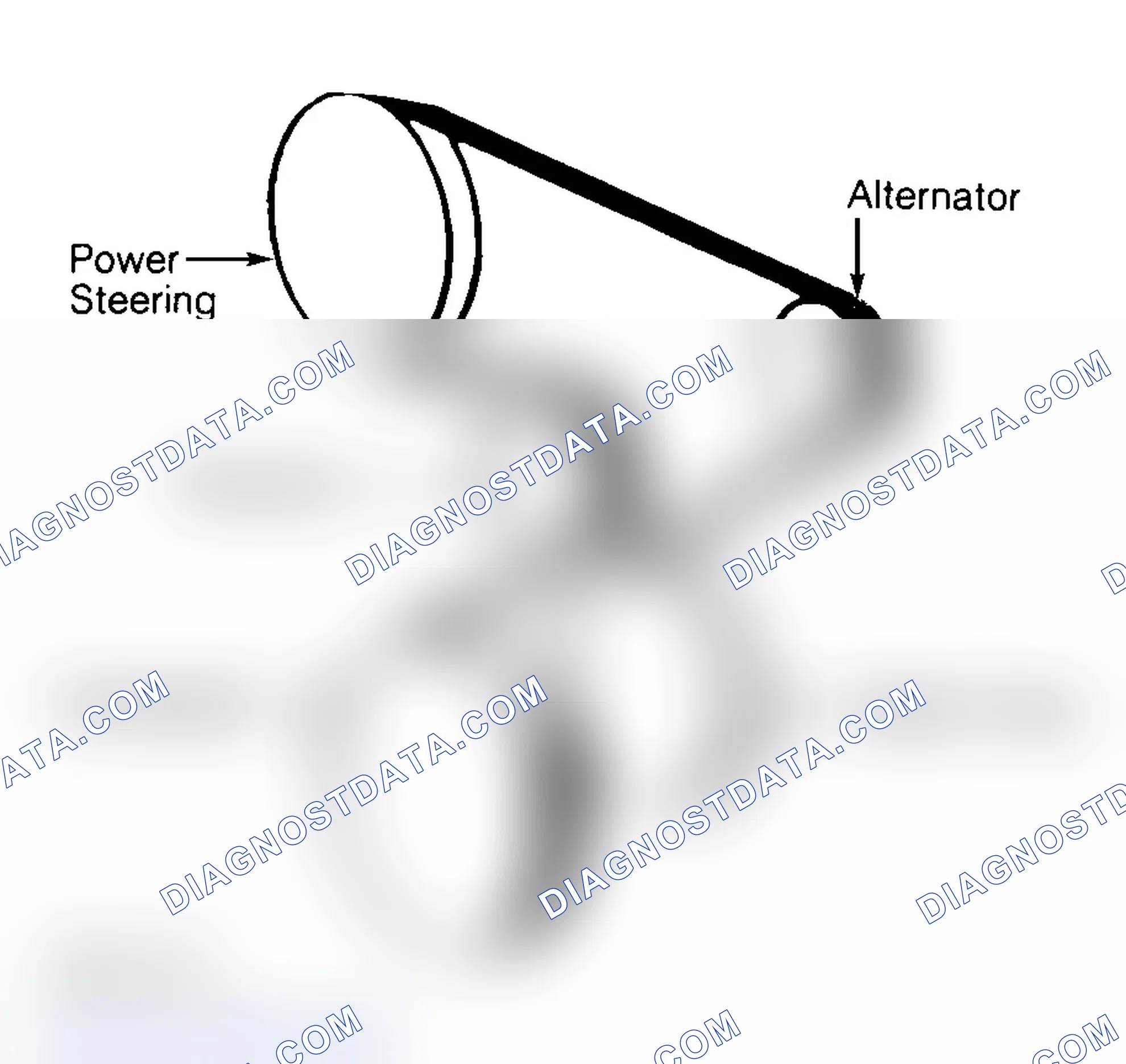 Scheme 4: Serpentine Belt Routing (2.2L & 2.5L)