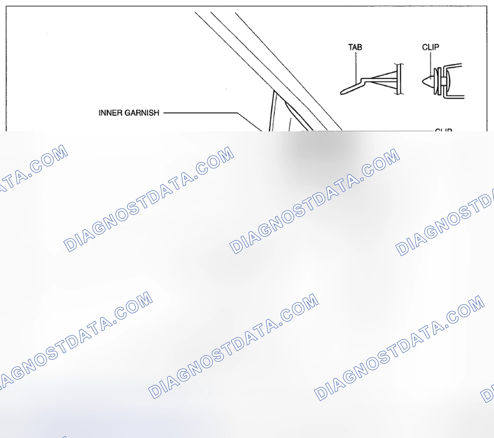 Scheme 109: INNER GARNISH REMOVAL/INSTALLATION
