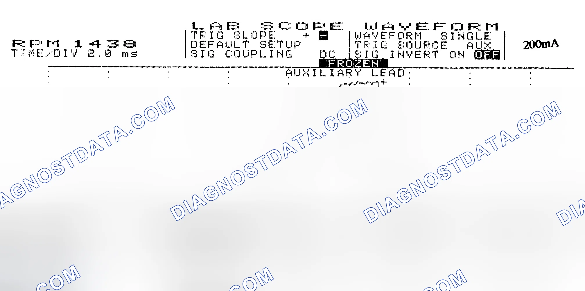Scheme 15: Single Injector w/Normal Current Flow - Current Pattern