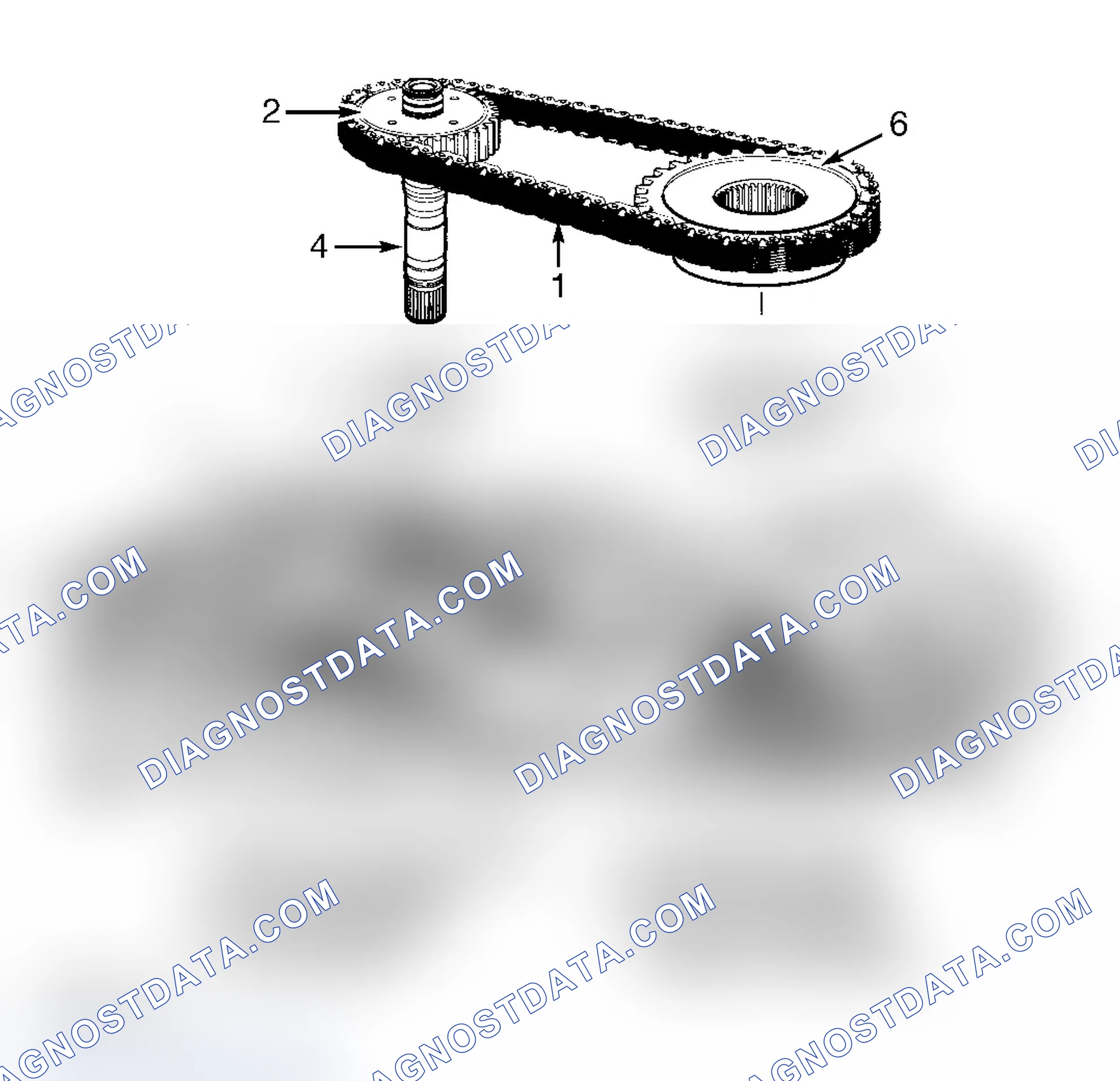 Scheme 68: DRIVE & DRIVEN SPROCKETS, & DRIVE LINK ASSEMBLY