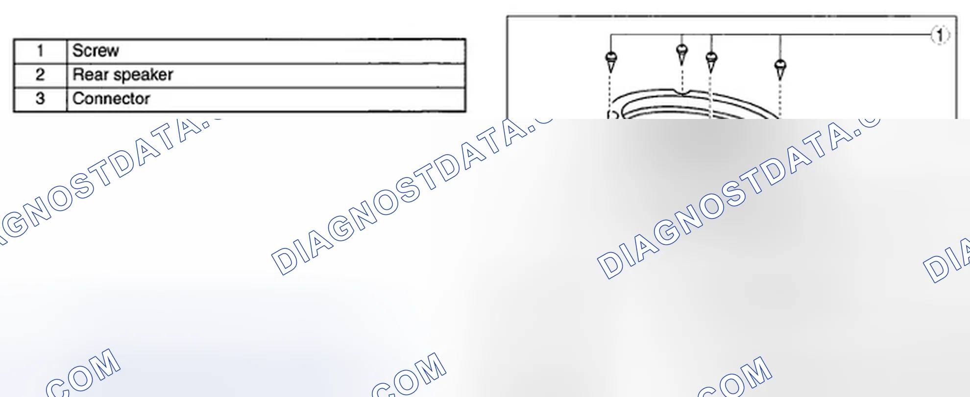 Scheme 53: REAR SPEAKER REMOVAL/INSTALLATION