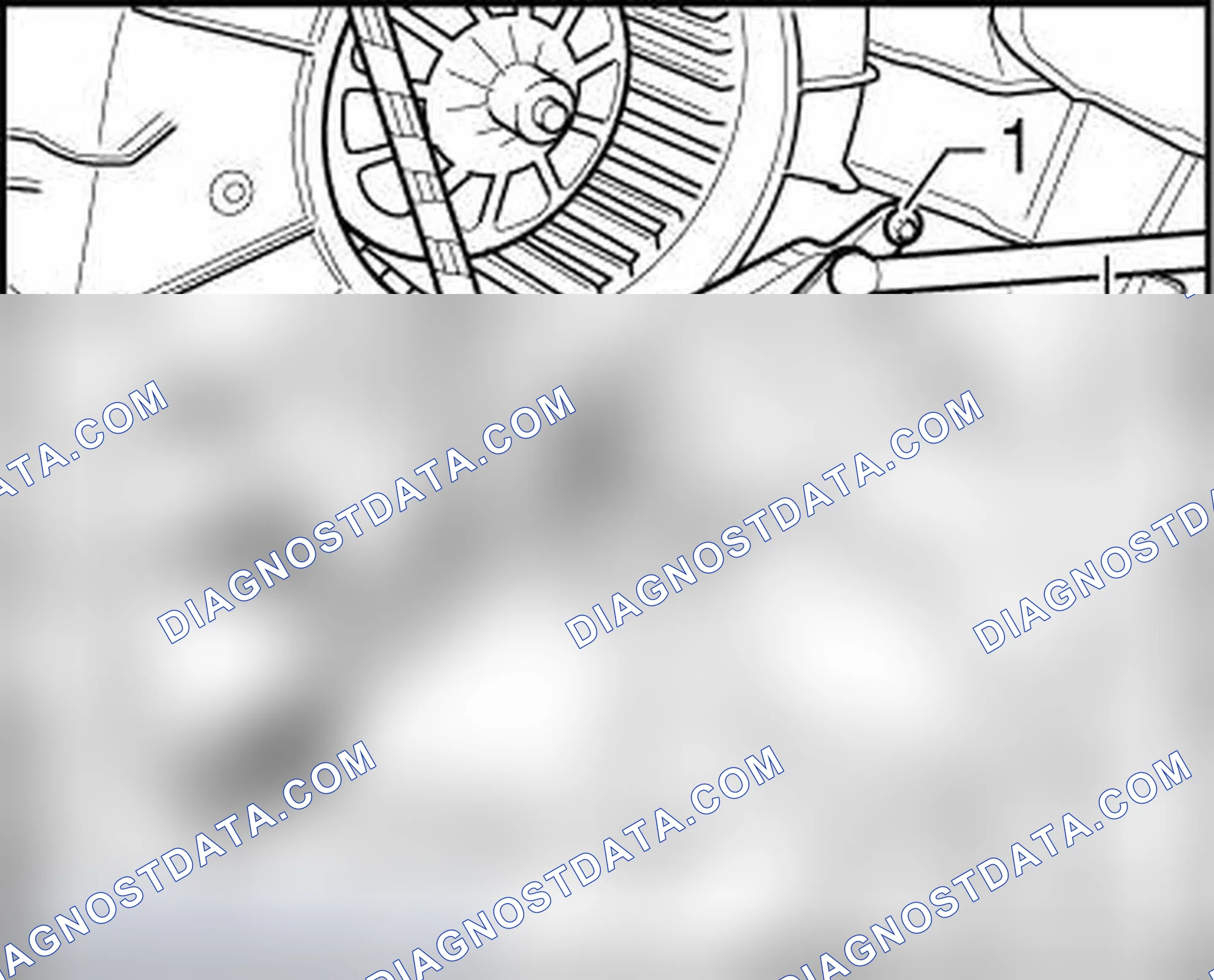 Scheme 121: RIGHT REAR TEMPERATURE DOOR MOTOR -V314