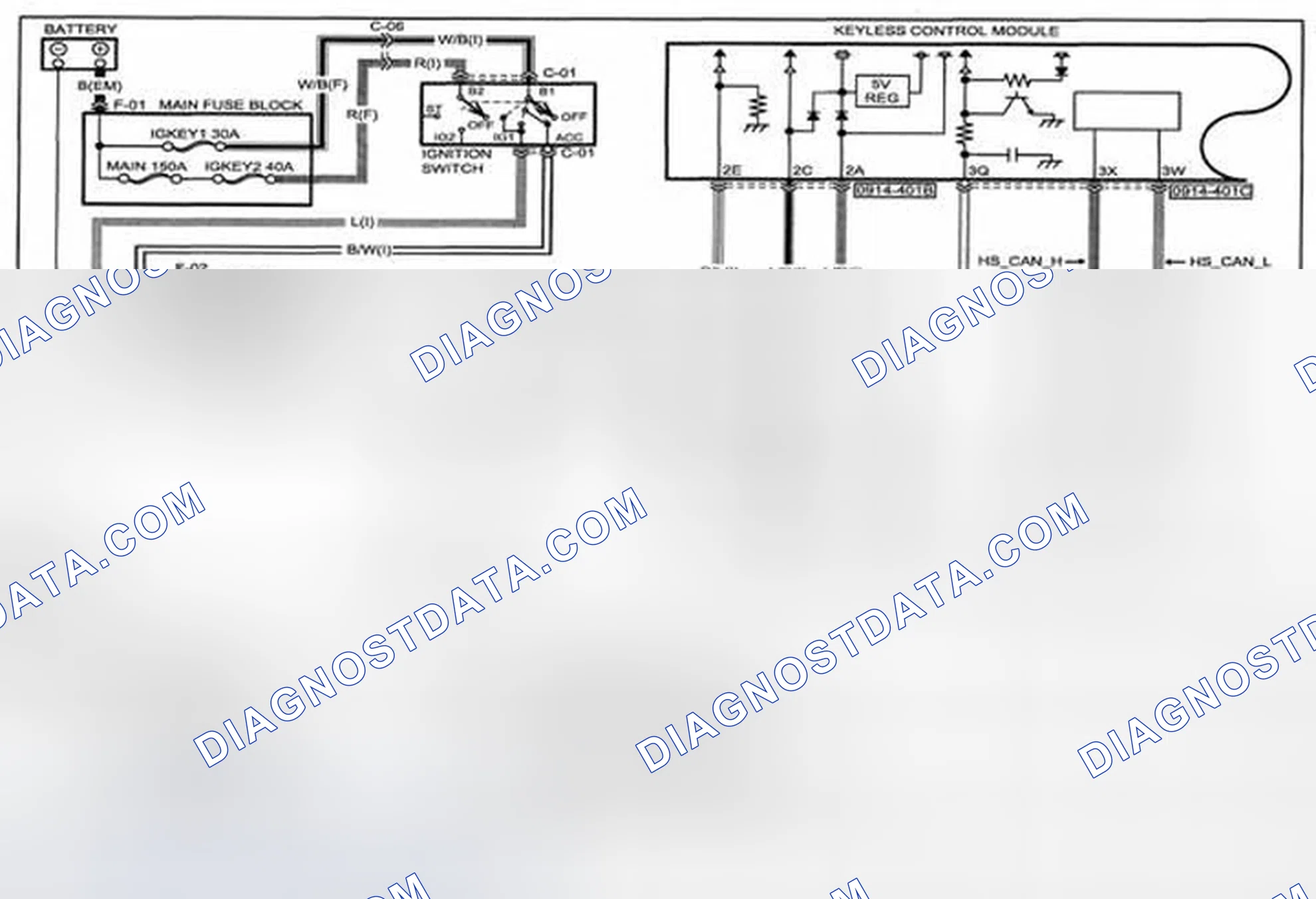 Scheme 224: Keyless Entry System (With Advanced Keyless Entry And Start System) Wiring Diagram - 0914-4a (1 Of 2)