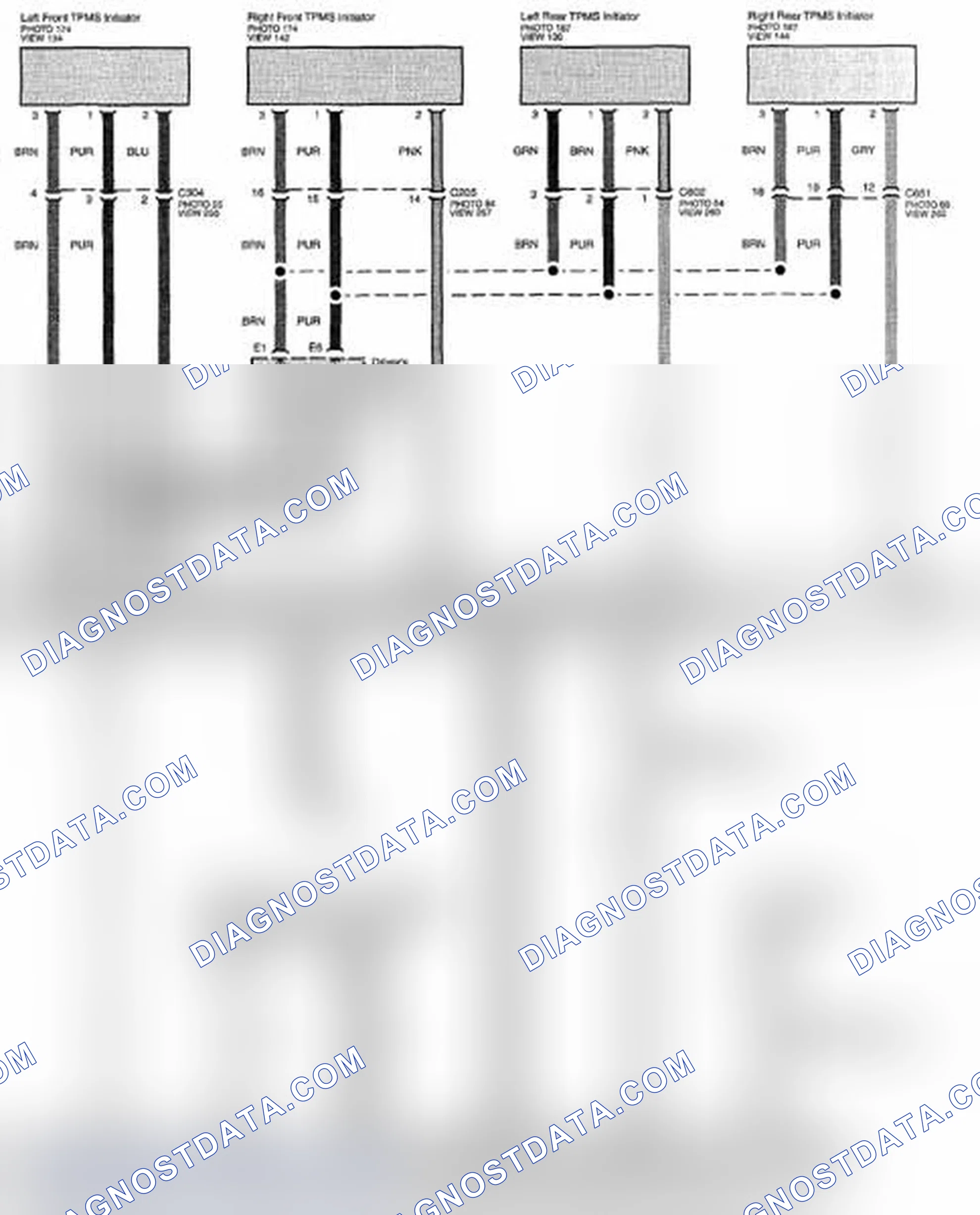 Scheme 223: Tire Pressure Monitoring System Circuit Diagram (Page 85-1)