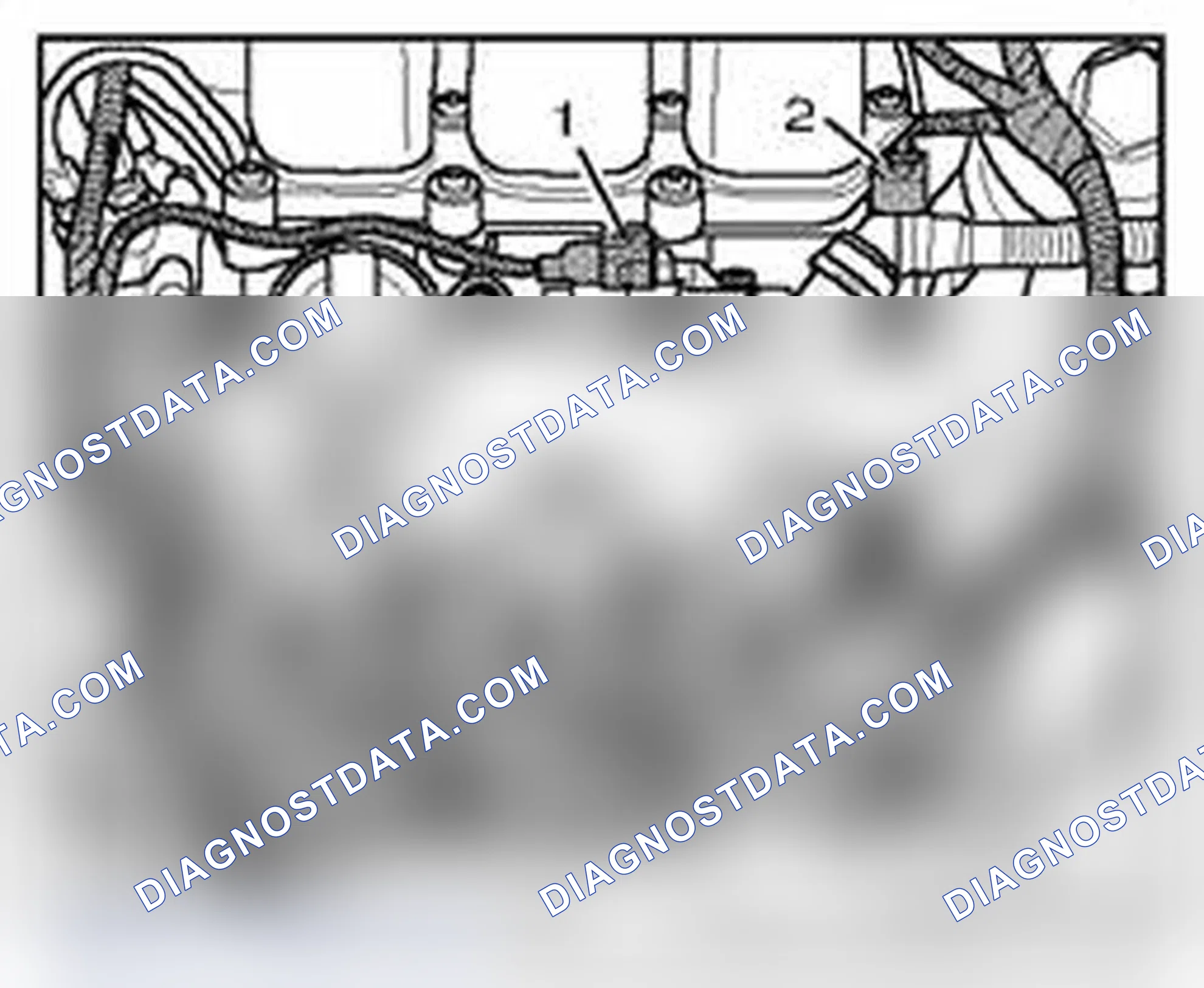 Scheme 915: Hall sensor and valve for camshaft adjustment, bank 2