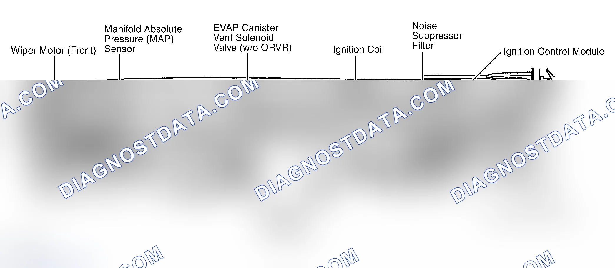 Scheme 2: Rear Of Engine Compartment (1.0L VIN 6)