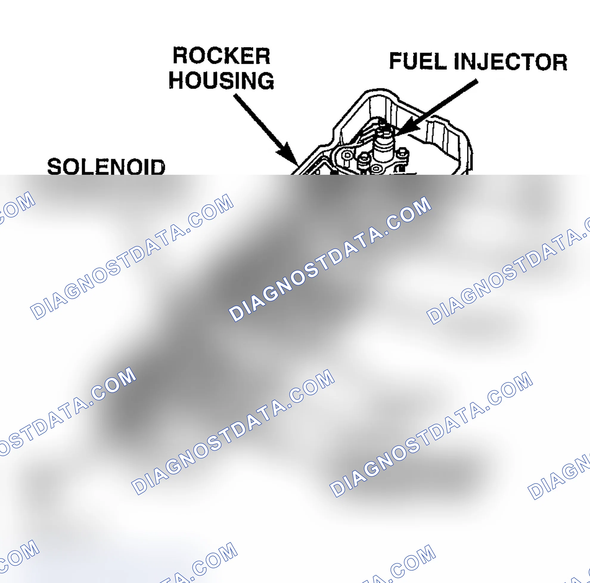 Scheme 742: INJECTOR LOCATIONS - DIESEL