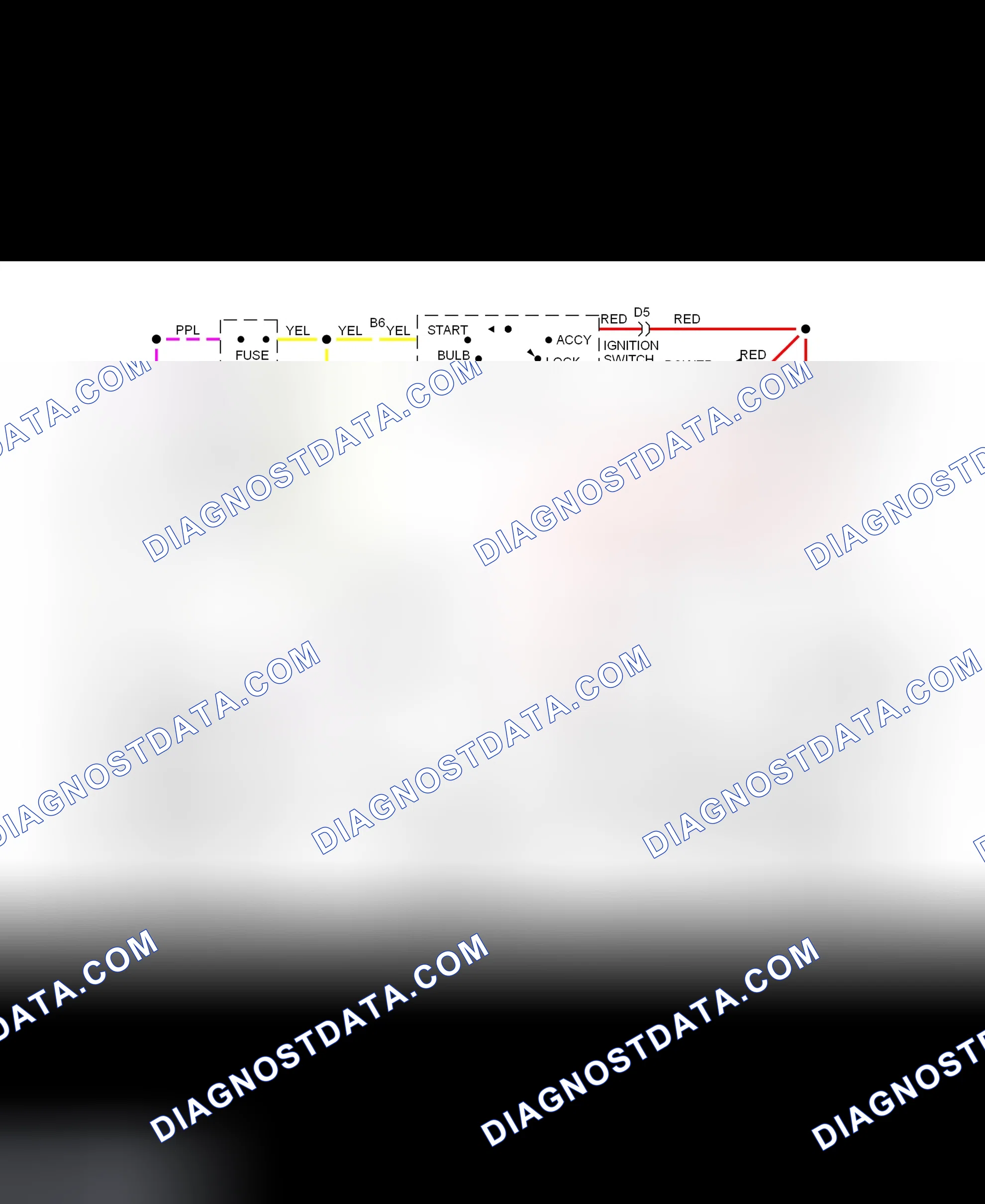 Fig. 13: Starter System Schematic (Eldorado, Seville & DeVille 4.6L)