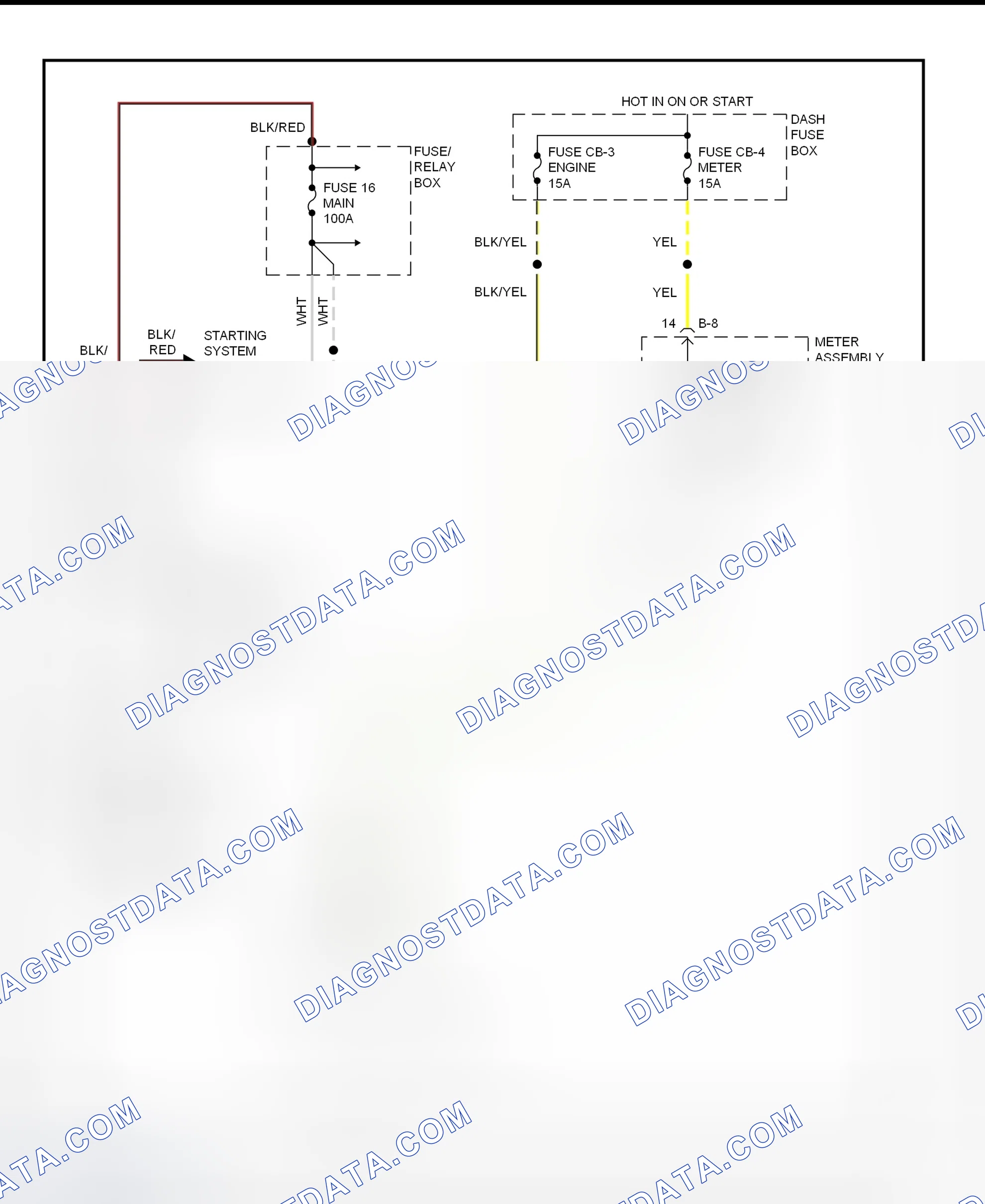 Scheme 5: Charging System Wiring Diagram (VehiCROSS)