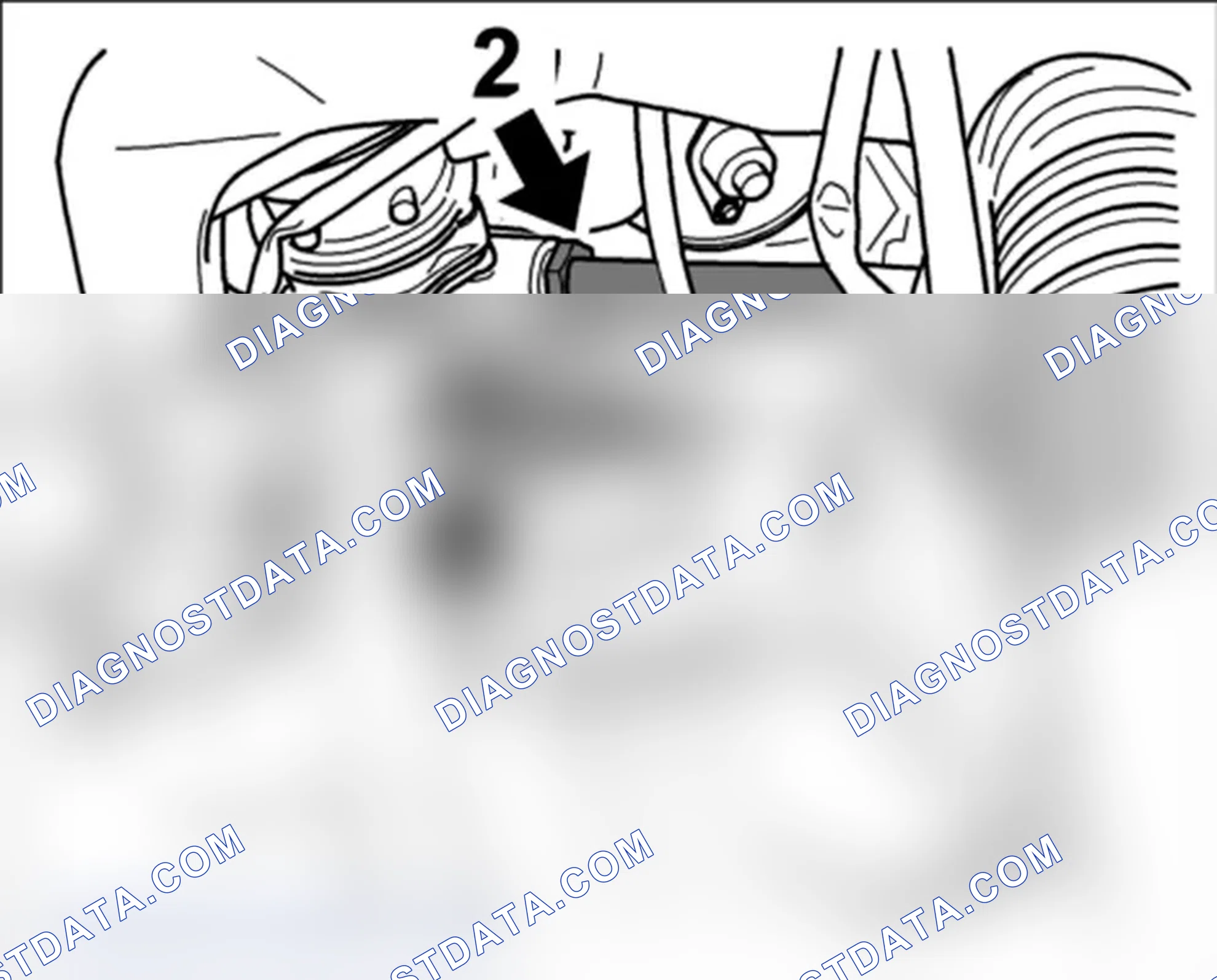 Scheme 11: Removing knock sensor, cylinder bank 1-3