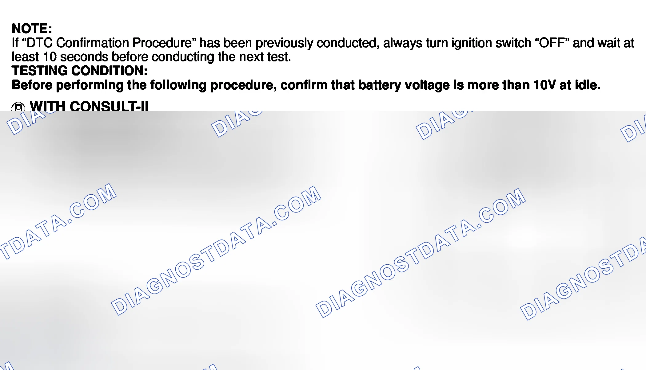 Scheme 609: DTC Confirmation Procedure