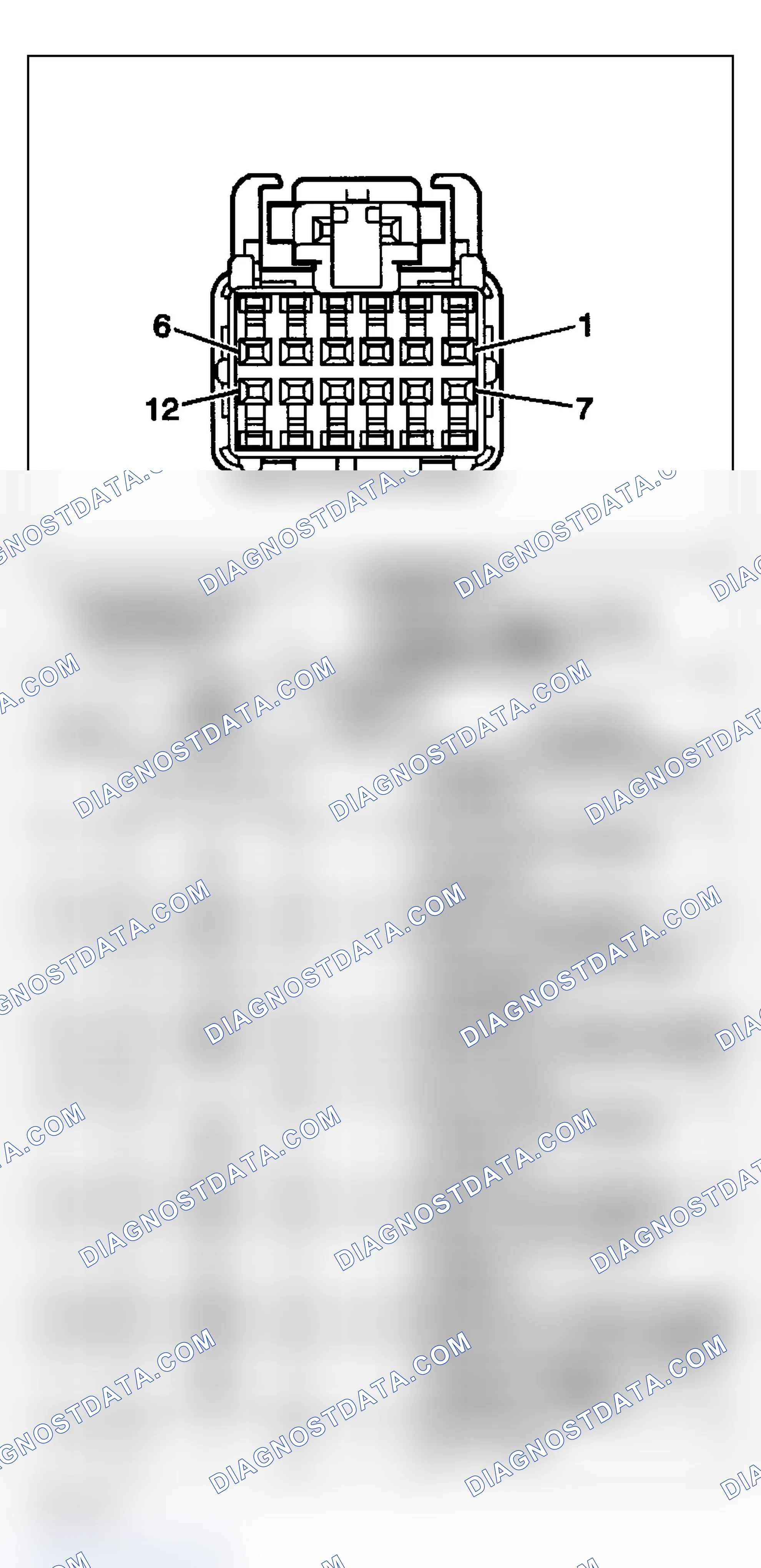 Scheme 19: Power Seat Systems Connector End Views