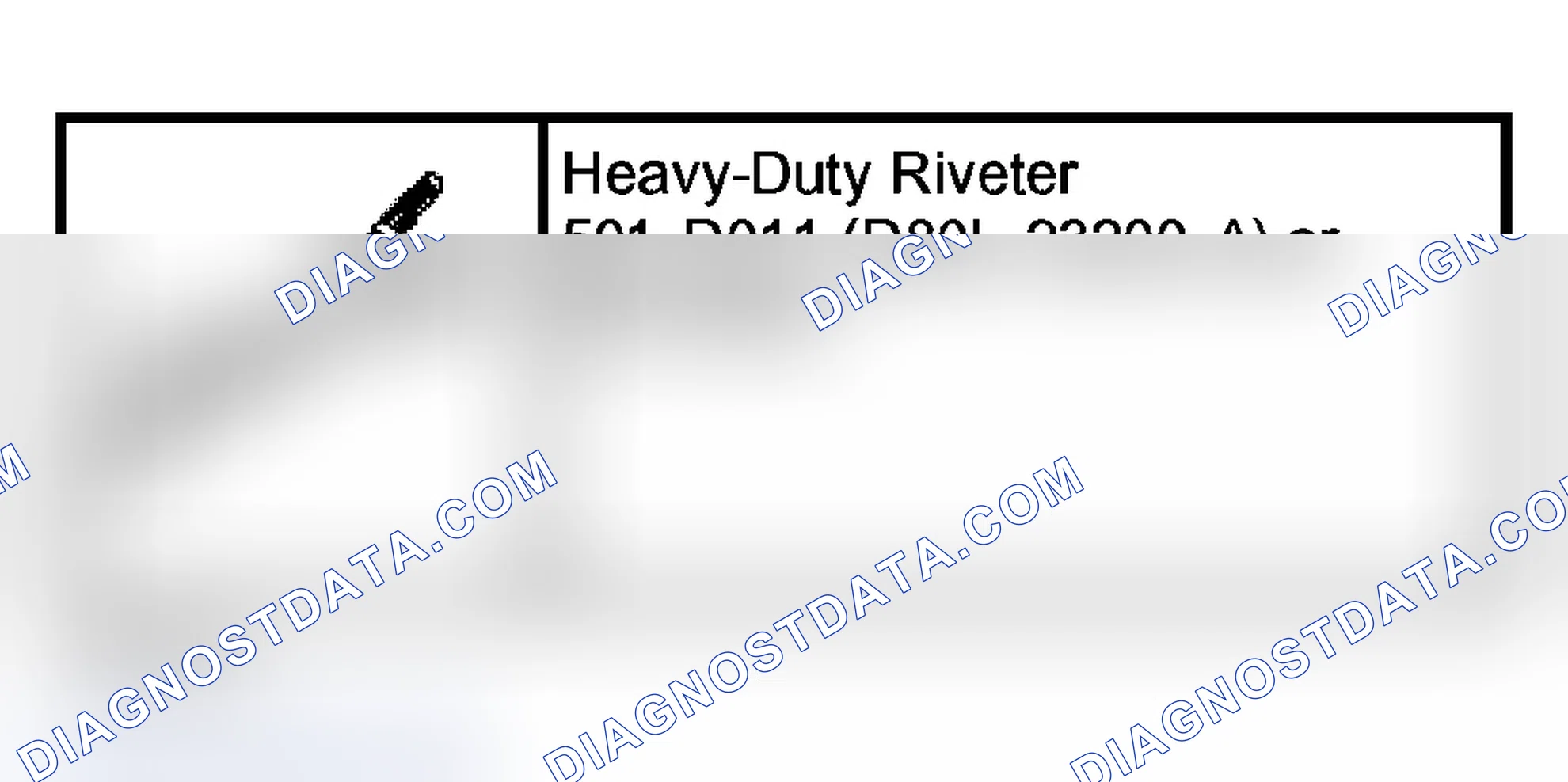Scheme 105: Rear Bumper