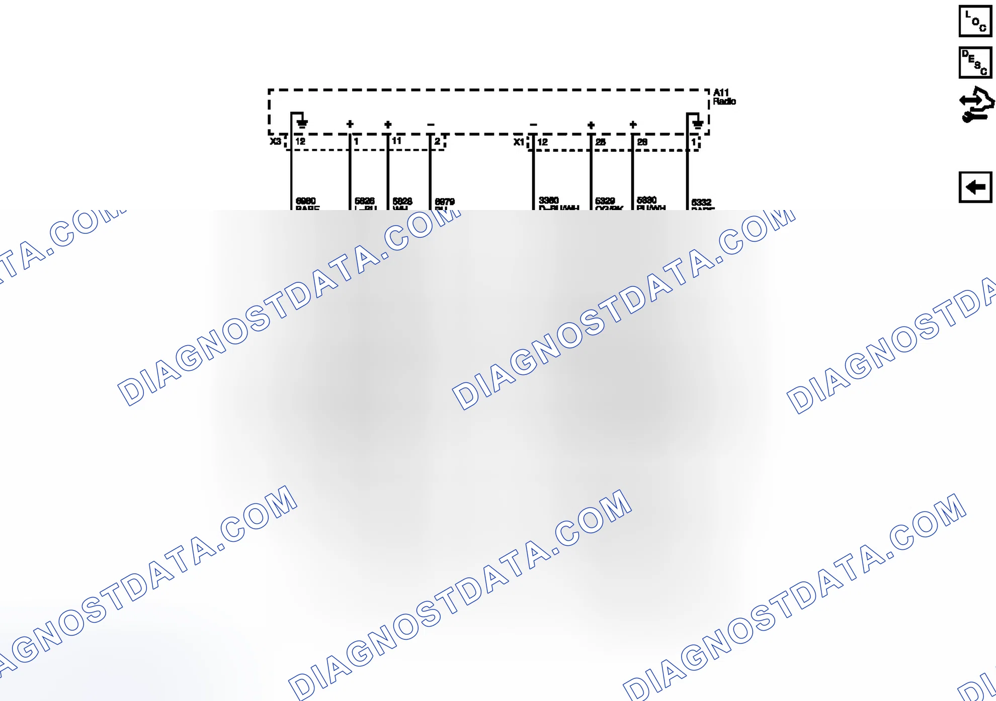 Scheme 13: Rear Seat Audio Signals (UWG)