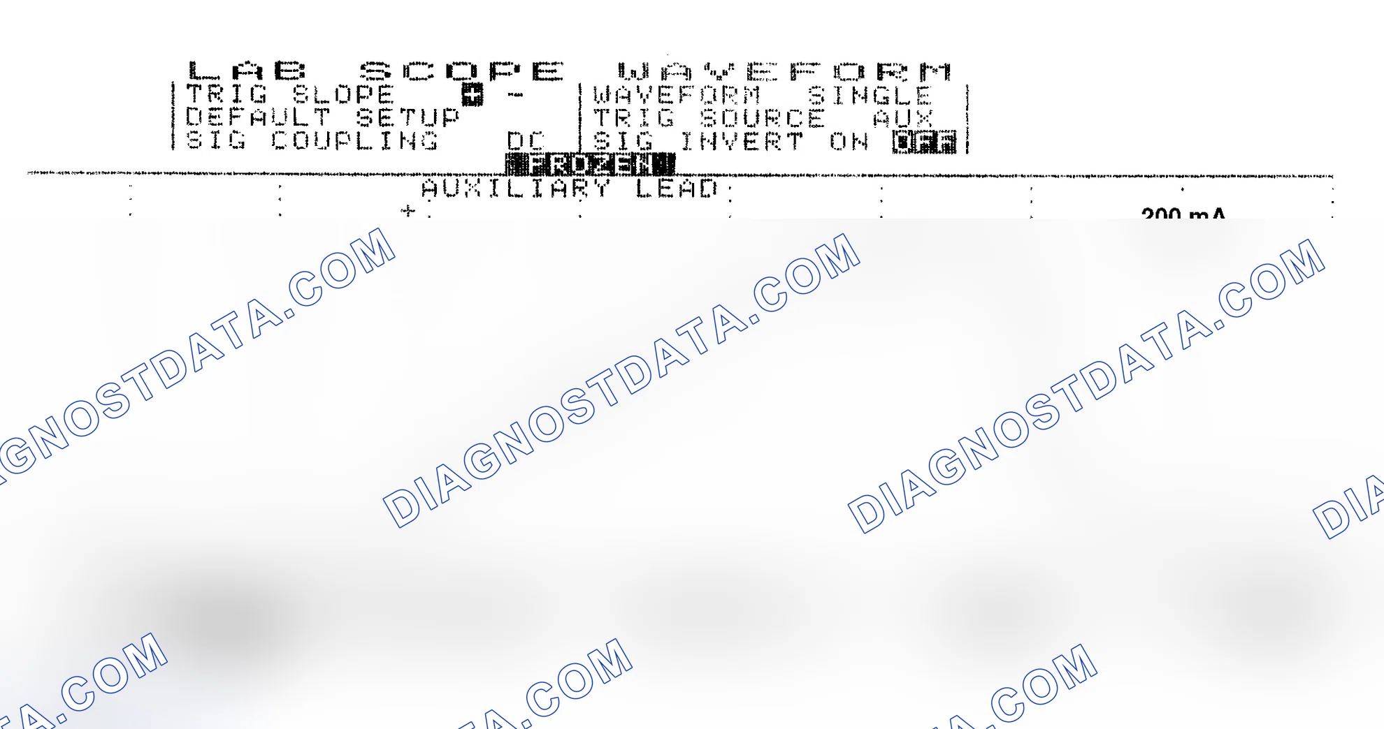 Scheme 13: Single Injector w/Normal Current Flow - Current Pattern