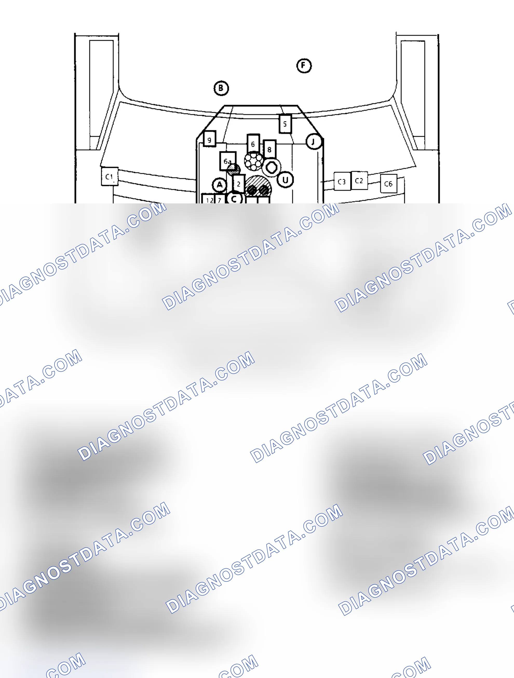 Scheme 142: Component Locations for Astro & Safari 4.3L