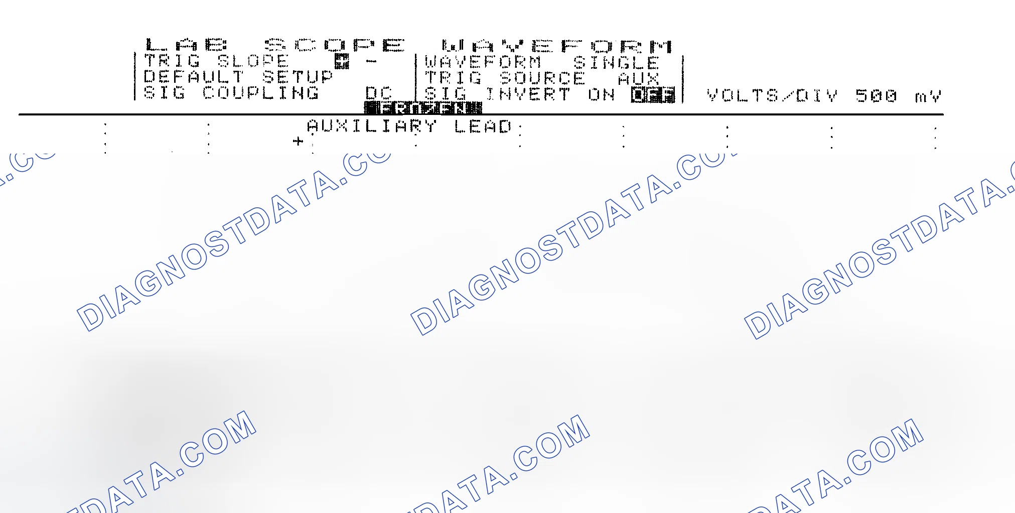 Scheme 14: Single Injector w/Excessive Current Flow - Current Pattern