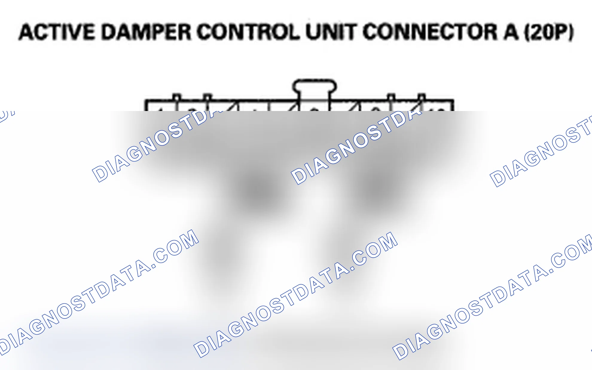 Scheme 43: DTC 2-8: Right-front Suspension Stroke Sensor Signal Circuit Low Voltage; DTC 2-A: Right-rear Suspen