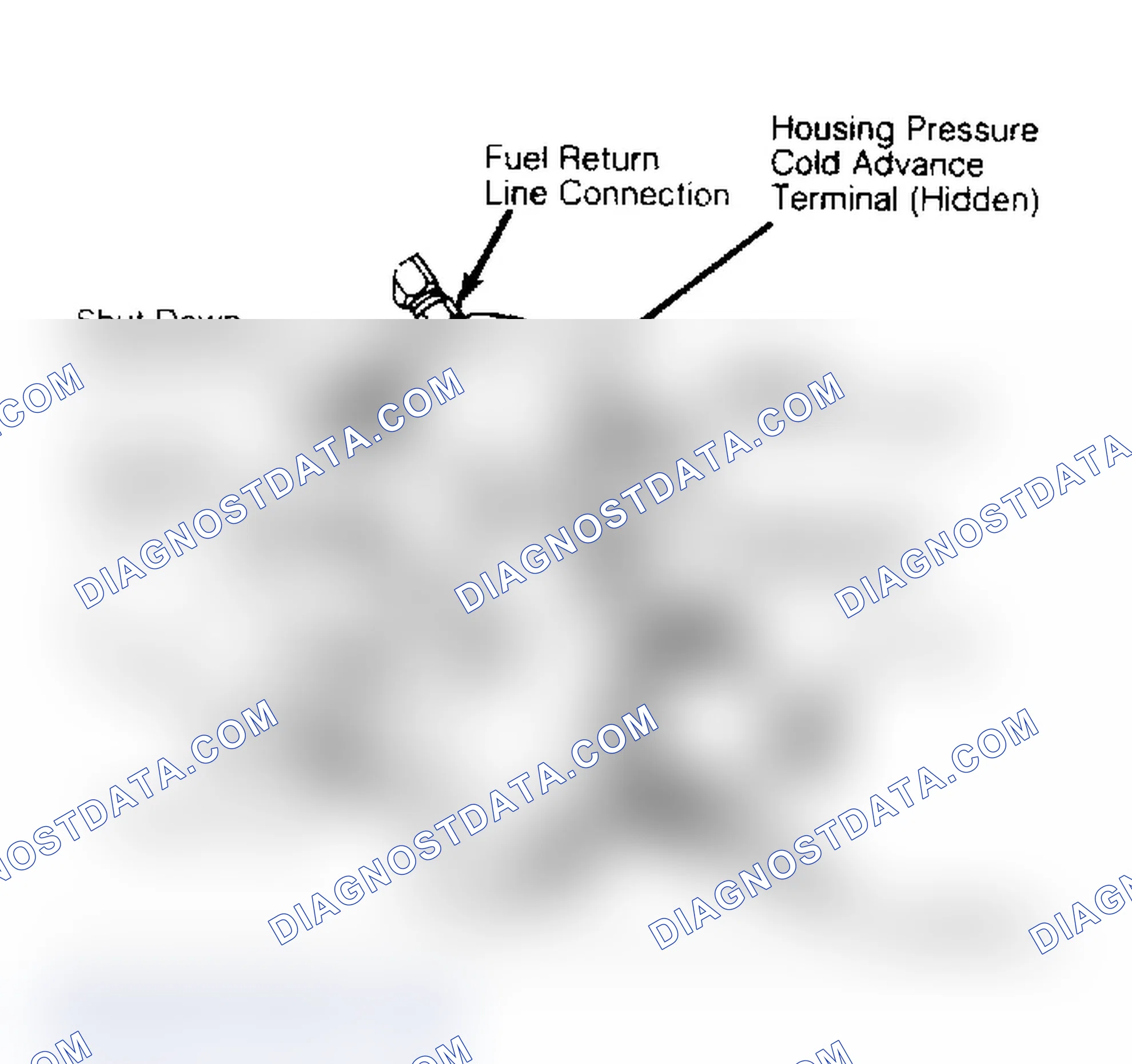 Scheme 1: DIESEL INJECTION PUMP