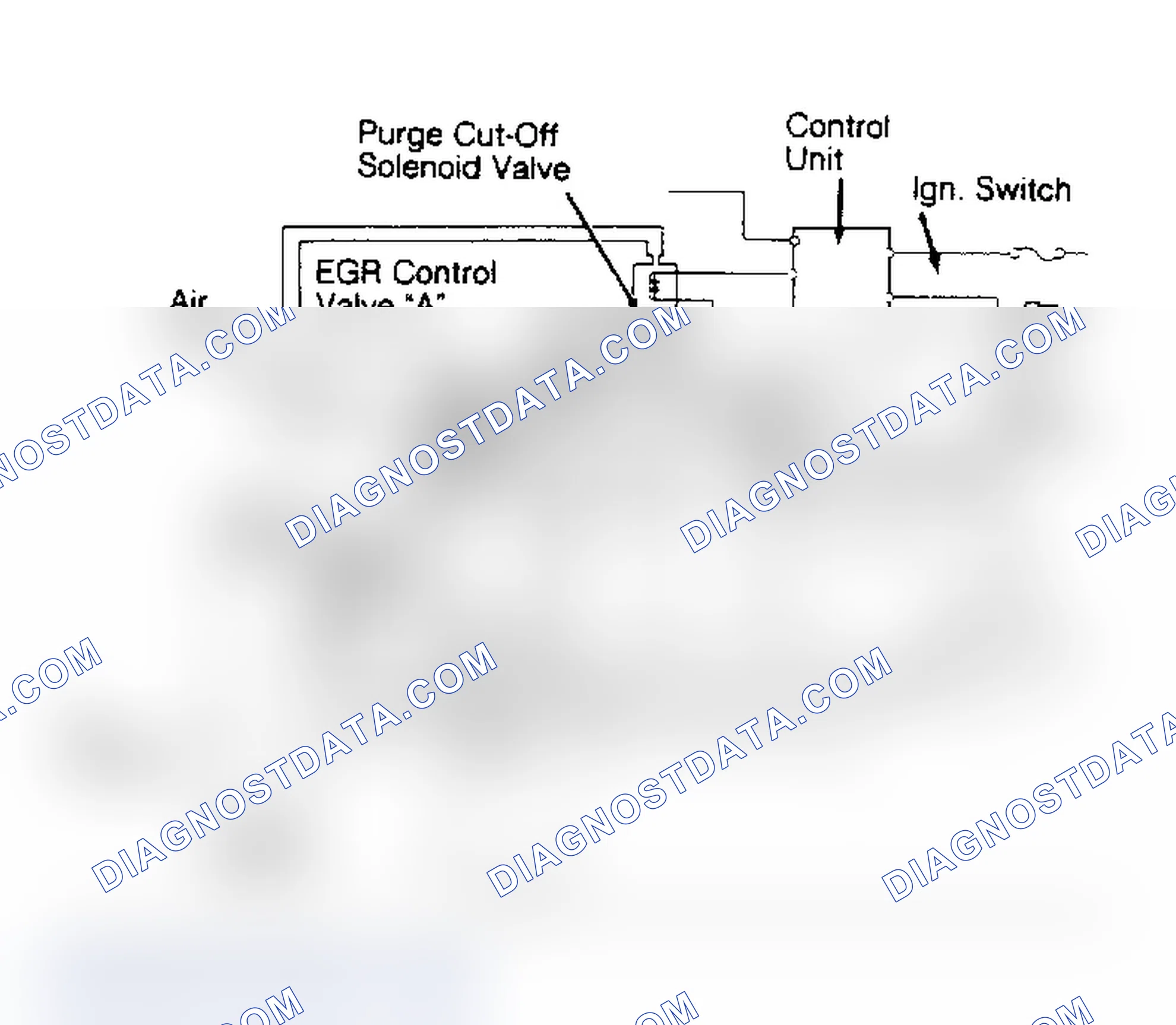 Scheme 1: EGR Control Valves "A" & "B" (Prelude Carb.)