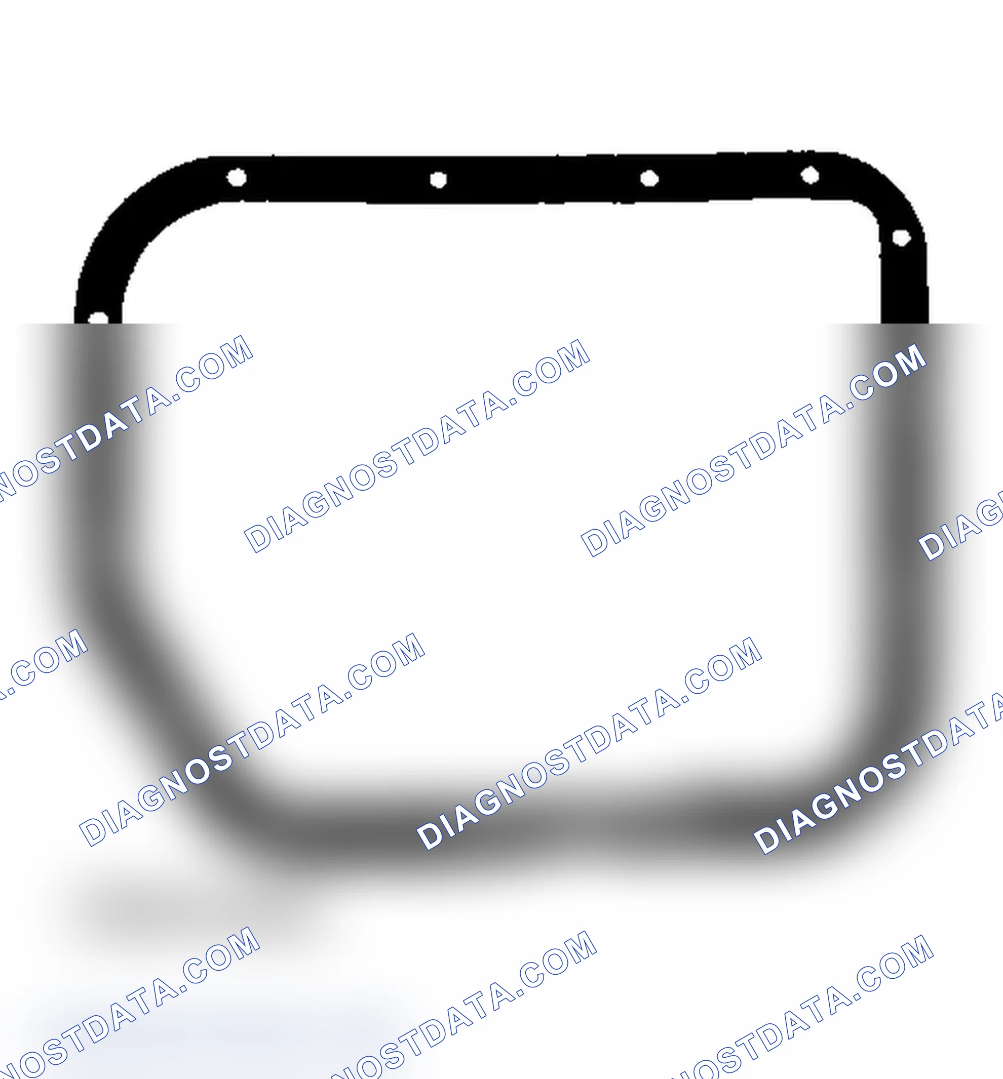 Scheme 1: Identifying Oil Pan Gasket (32RH, 42RE & 44RE)