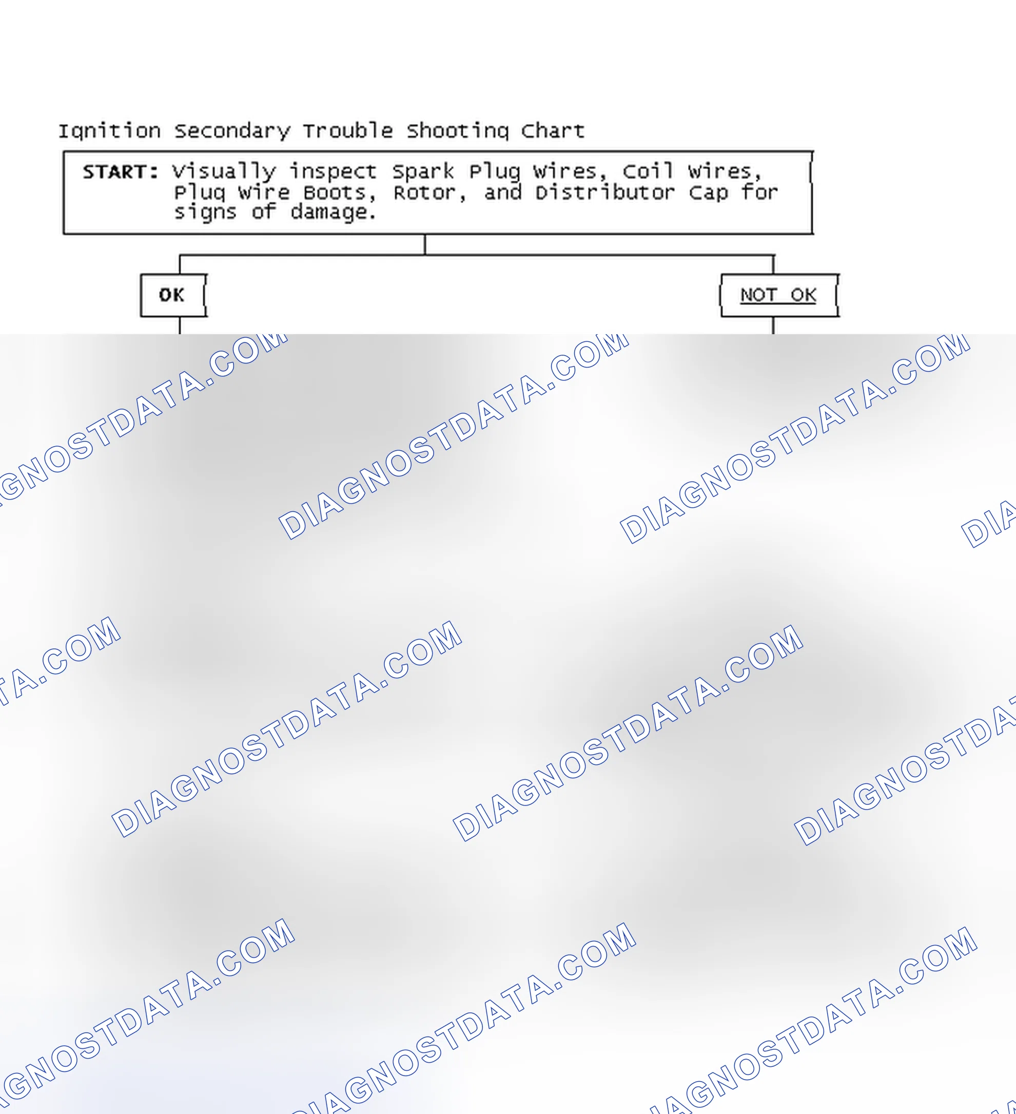 Scheme 1: Ignition Secondary Trouble Shooting Chart
