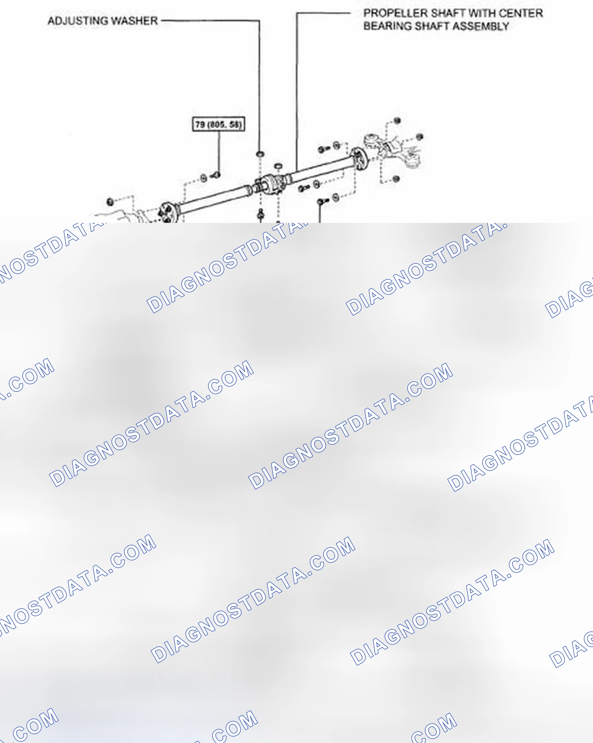 Fig. 5: Identifying Rear Differential Carrier Assembly Components With Torque Specifications (1 Of 3)