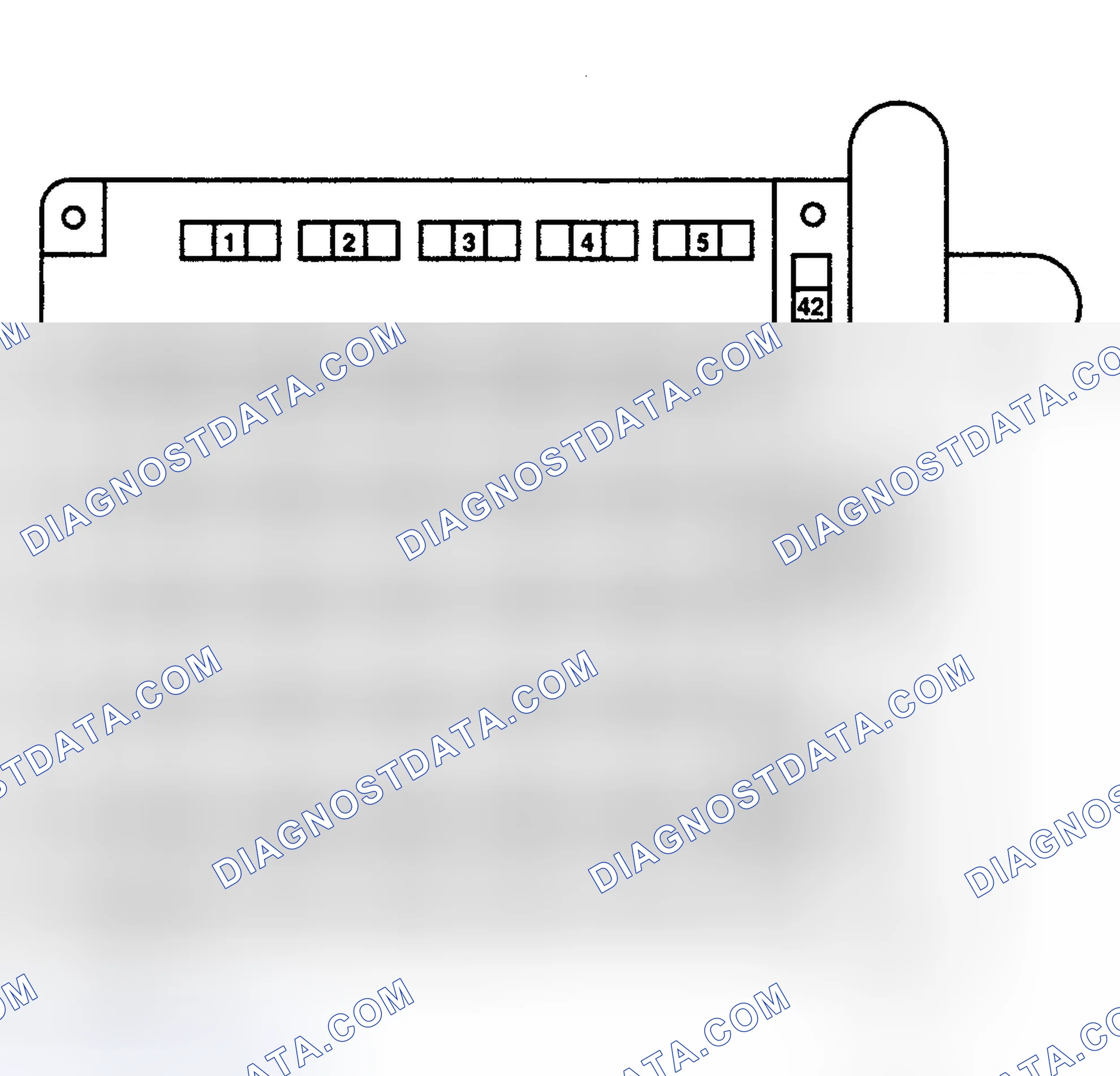 Scheme 4: INTERIOR FUSE PANEL IDENTIFICATION (E-SERIES) - 1997-99