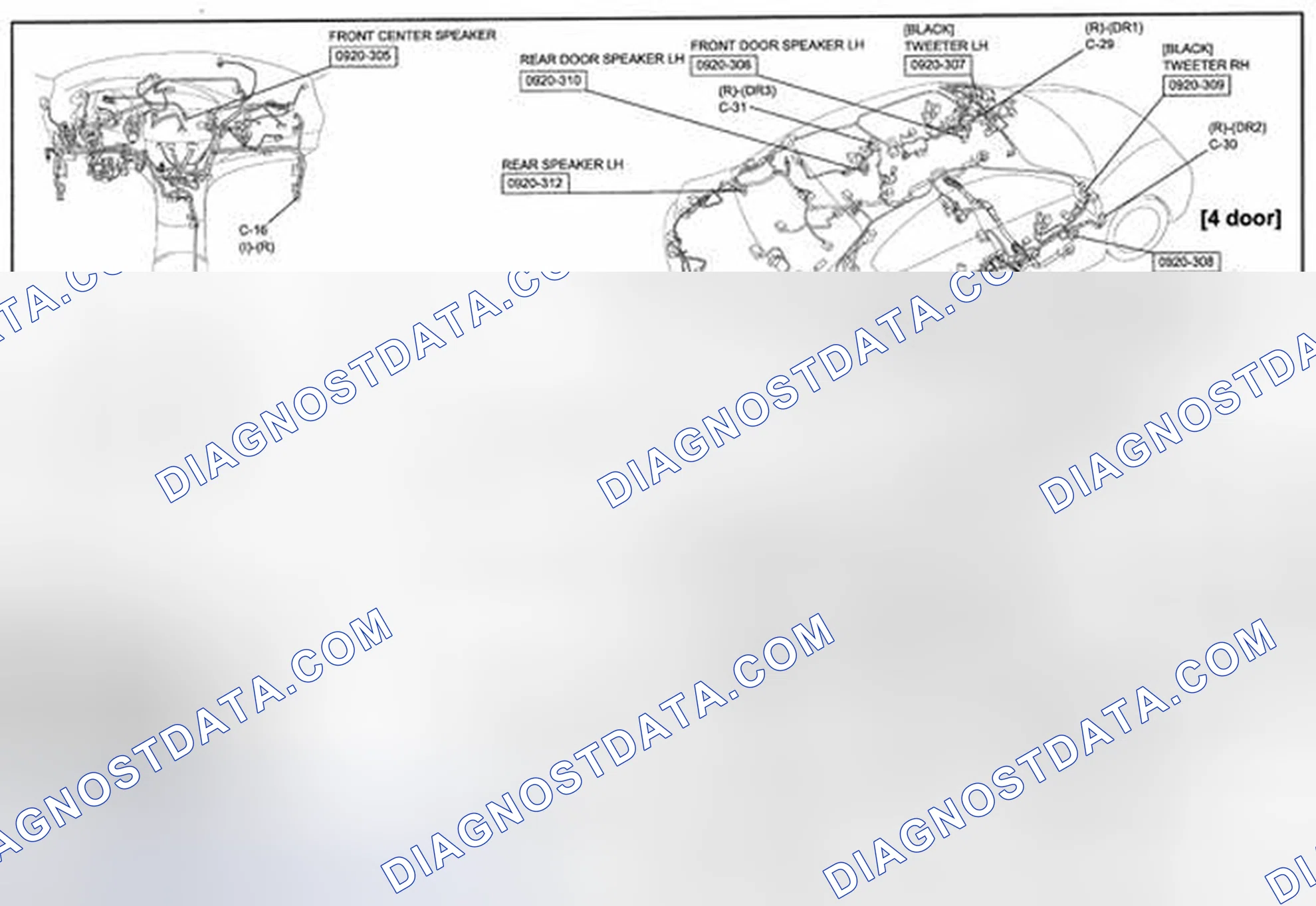 Scheme 360: Audio System (Bose® Type Audio) Wiring Diagram - 0920-3f (2 Of 2)