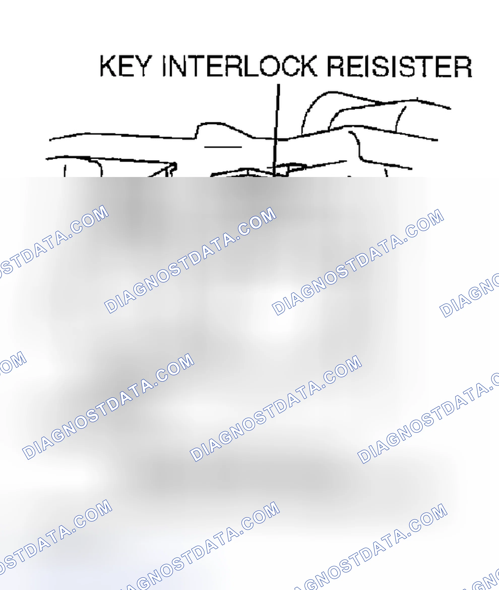 Scheme 262: KEY INTERLOCK RESISTOR REMOVAL/INSTALLATION