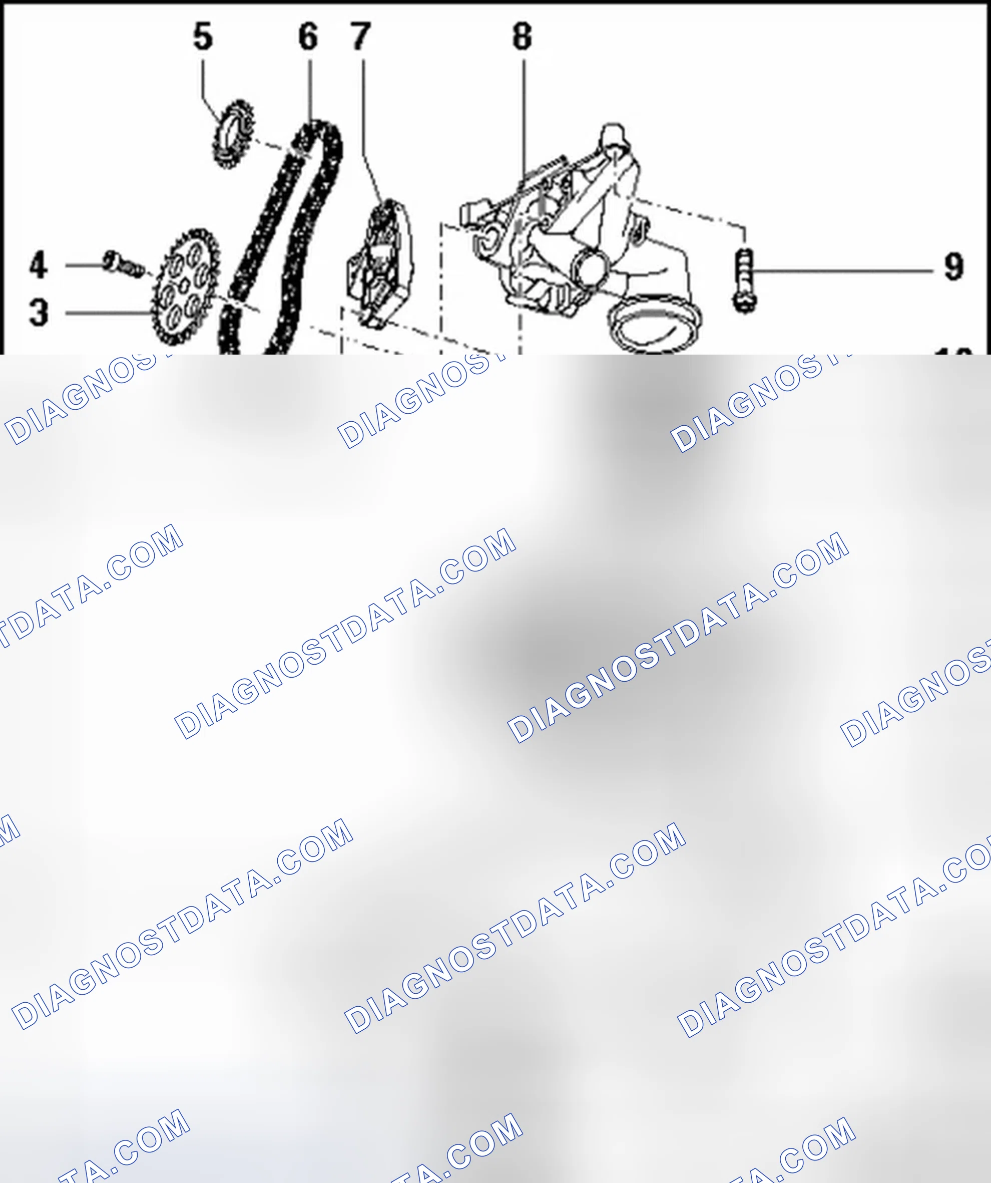 Scheme 60: Oil pump, lower section of oil pan, assembly overview